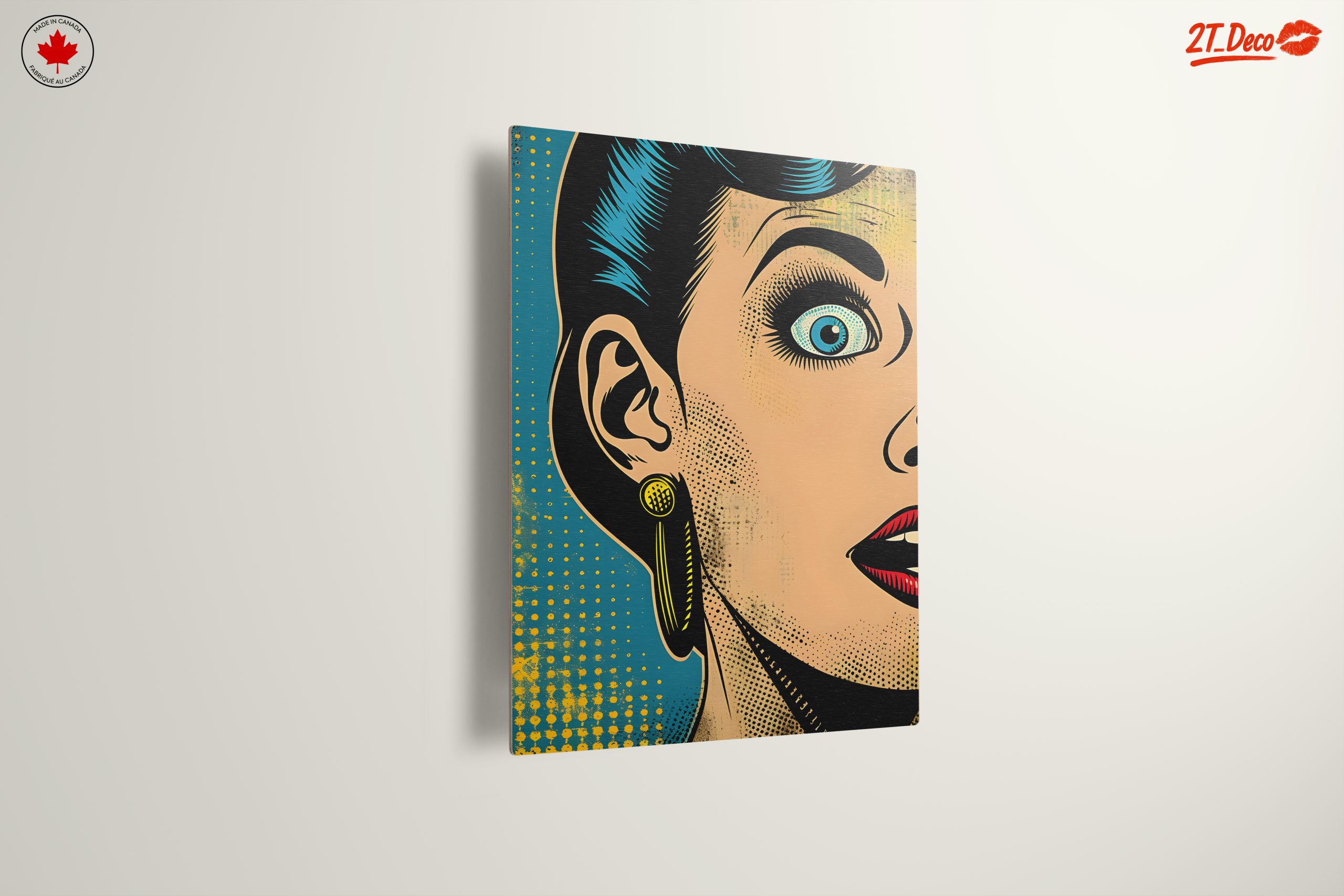 Surprised Woman in Pop Art Style - Image 13