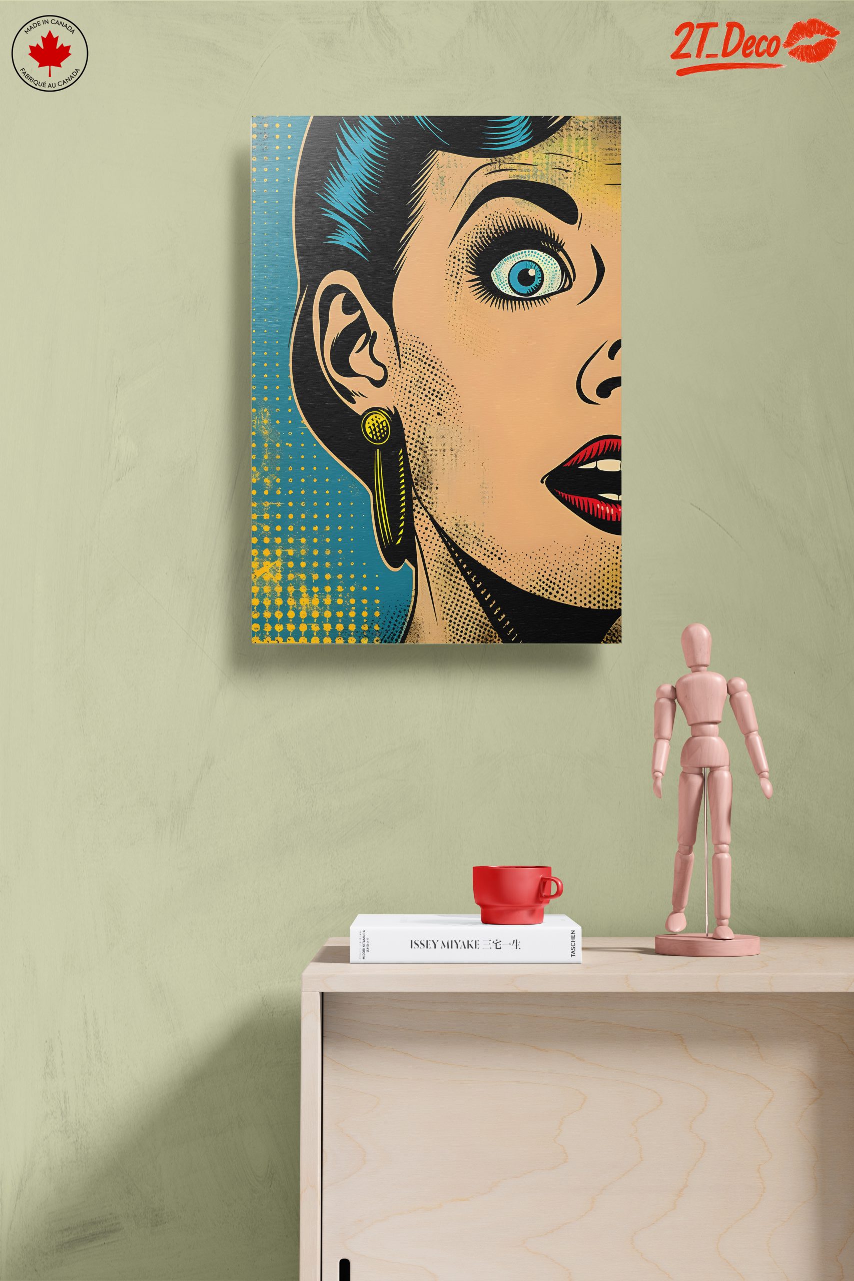 Surprised Woman in Pop Art Style - Image 14