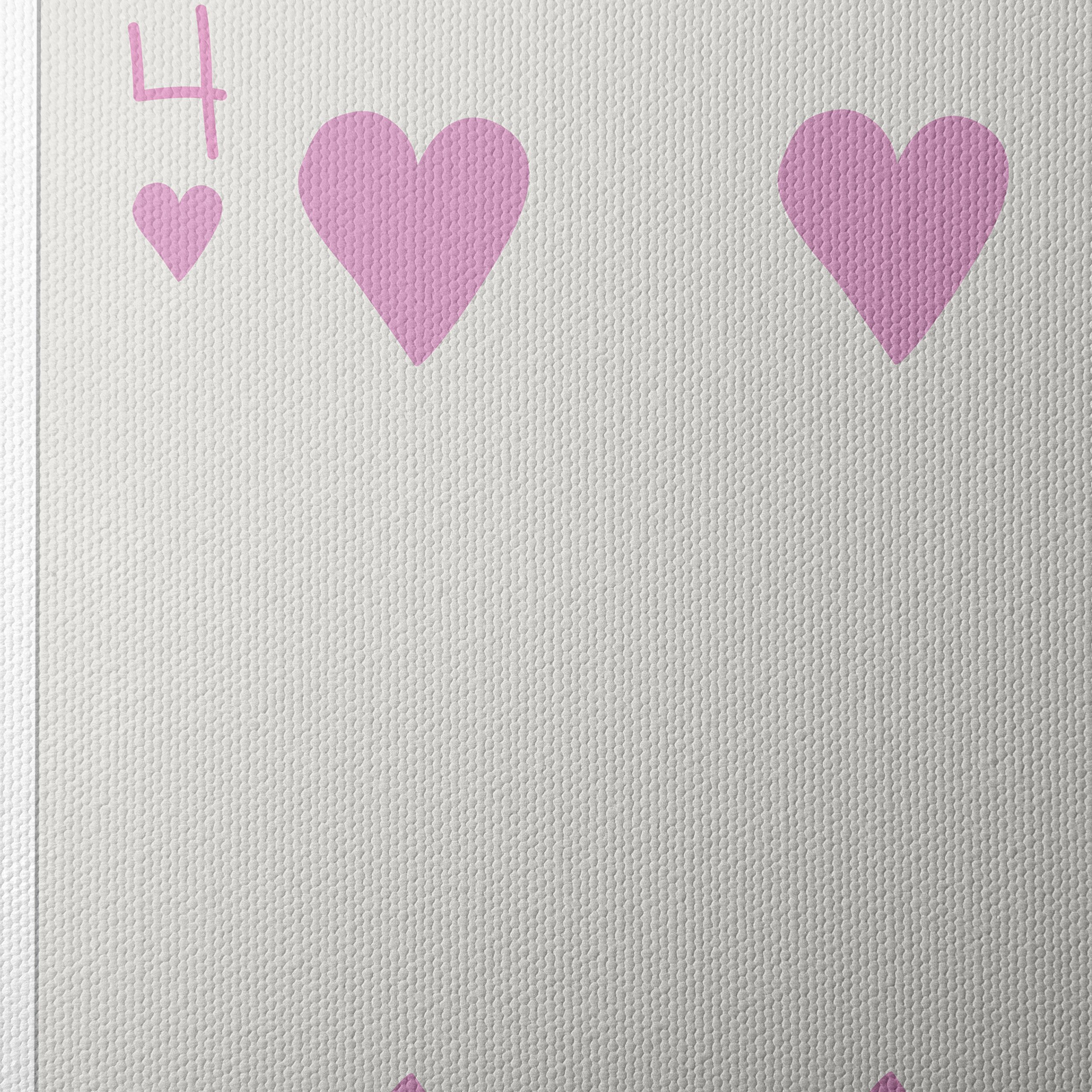 Stylish Playing Card Design with Hearts - Image 4