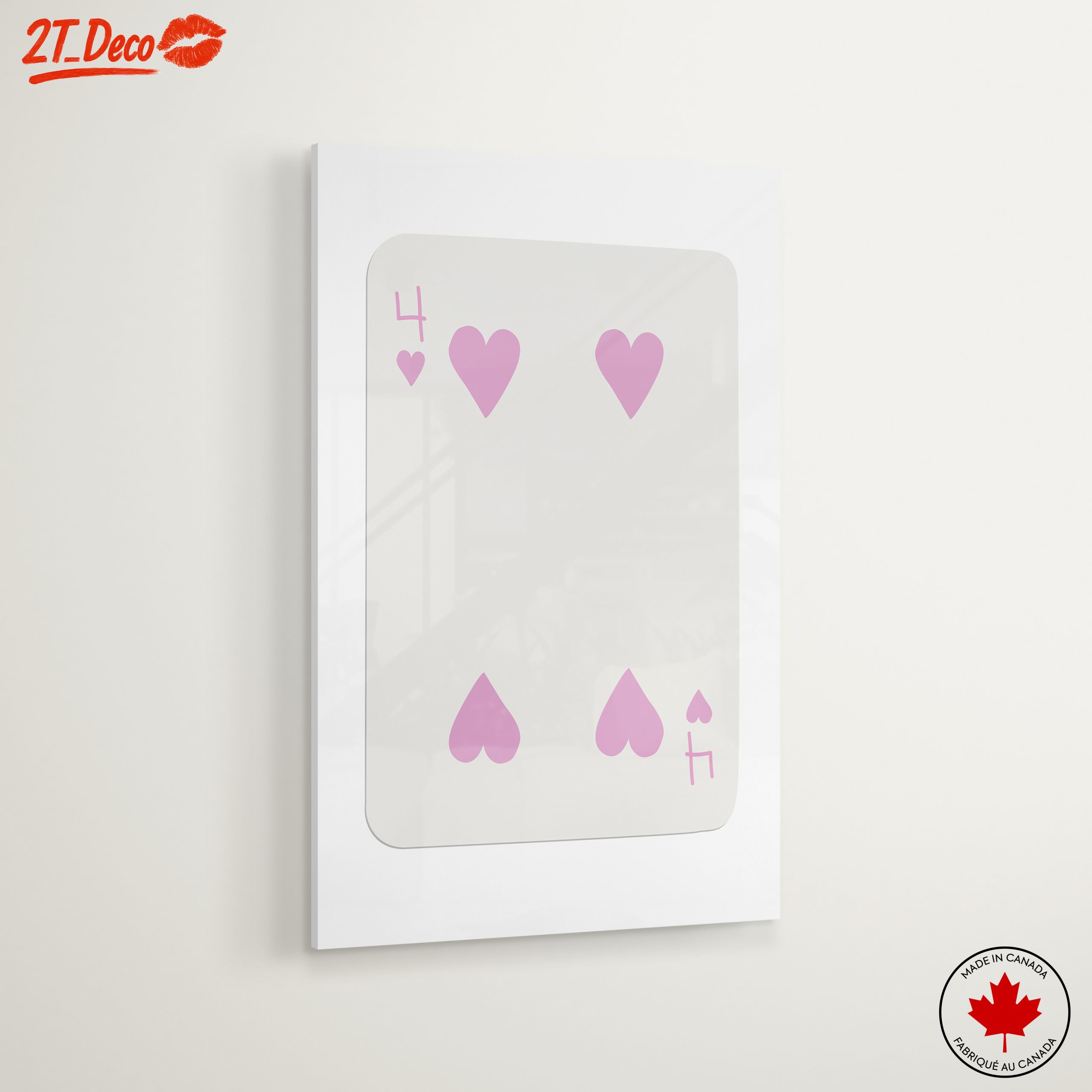 Stylish Playing Card Design with Hearts - Image 6