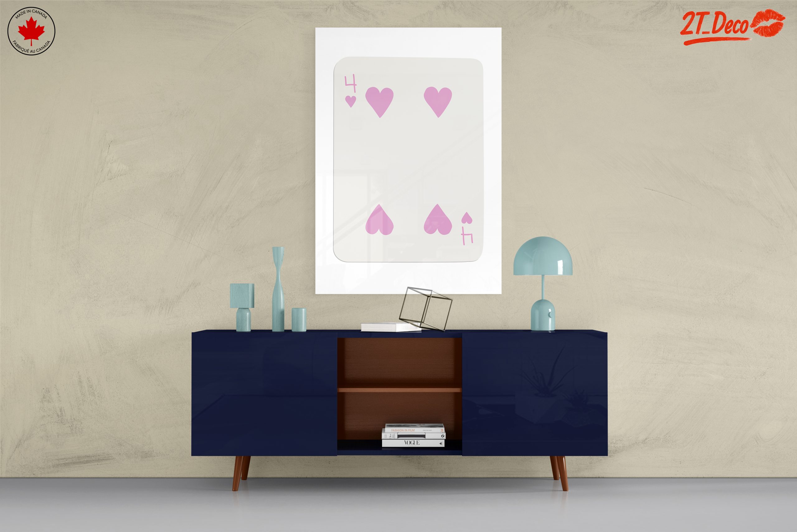 Stylish Playing Card Design with Hearts - Image 8