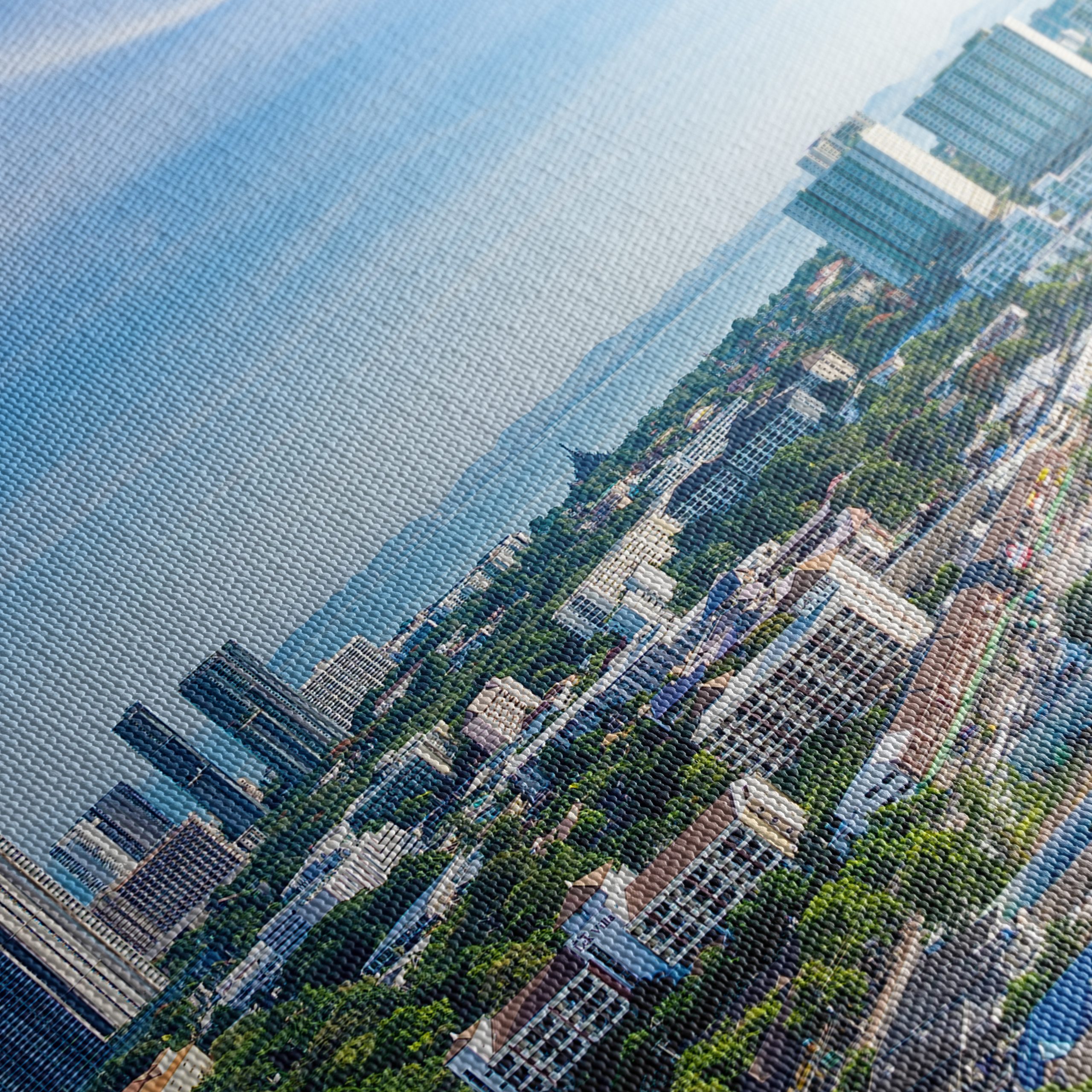 Vibrant Cityscape Overlooking the Ocean - Image 5