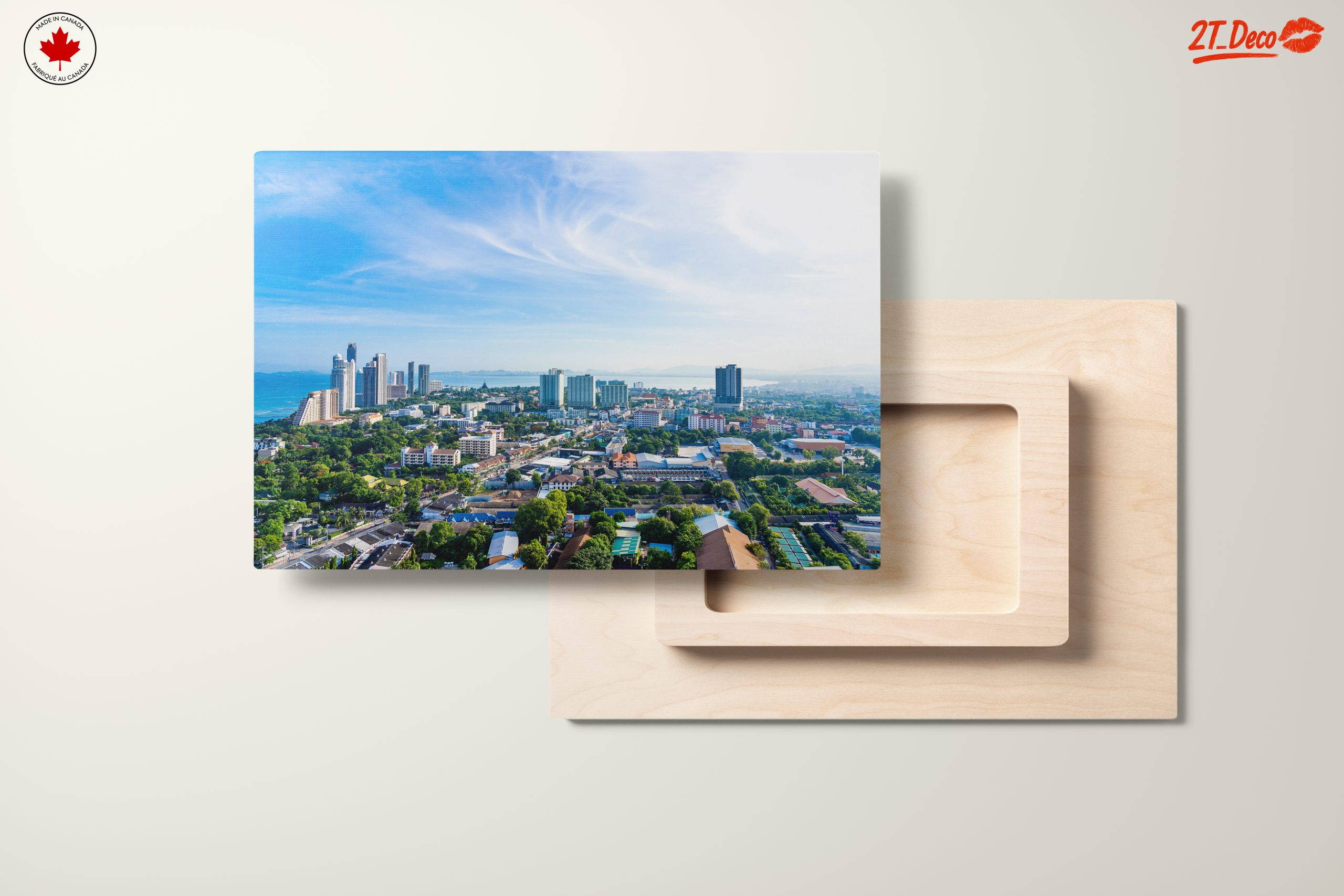 Vibrant Cityscape Overlooking the Ocean - Image 11