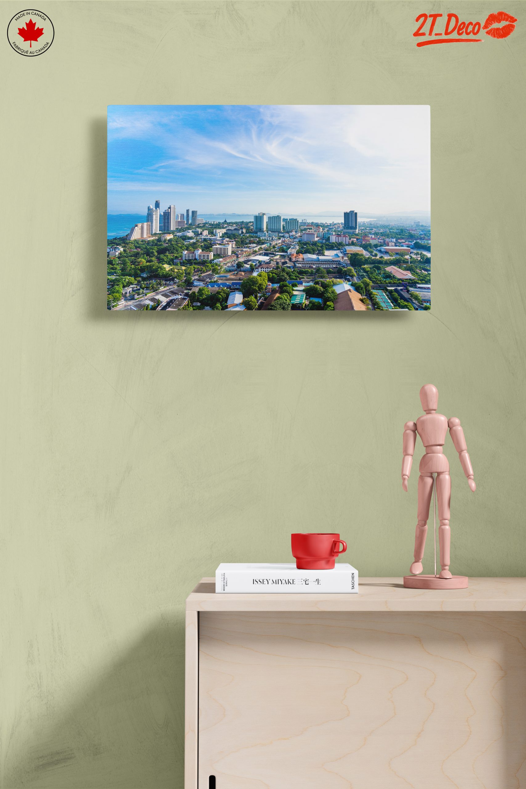 Vibrant Cityscape Overlooking the Ocean - Image 14