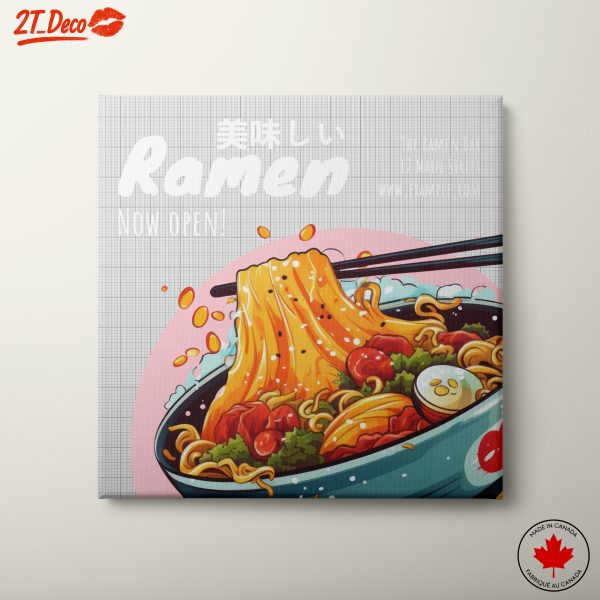 Colorful Ramen Bowl Artwork