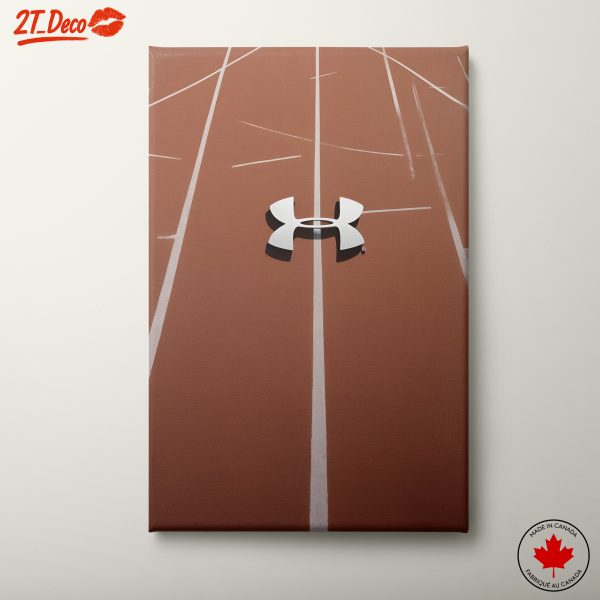 Under Armour Logo on Running Track