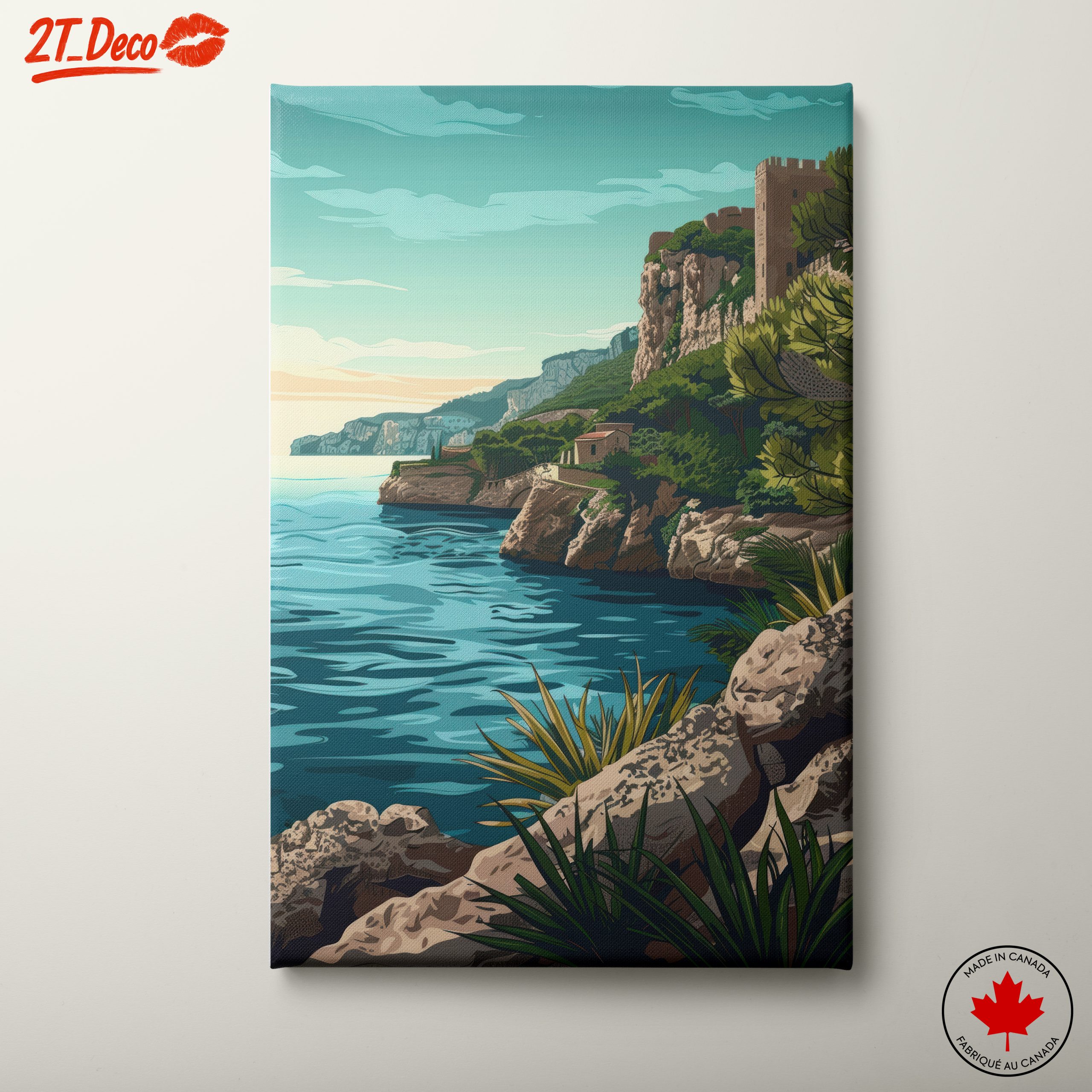 Coastal Tranquility Landscape Art