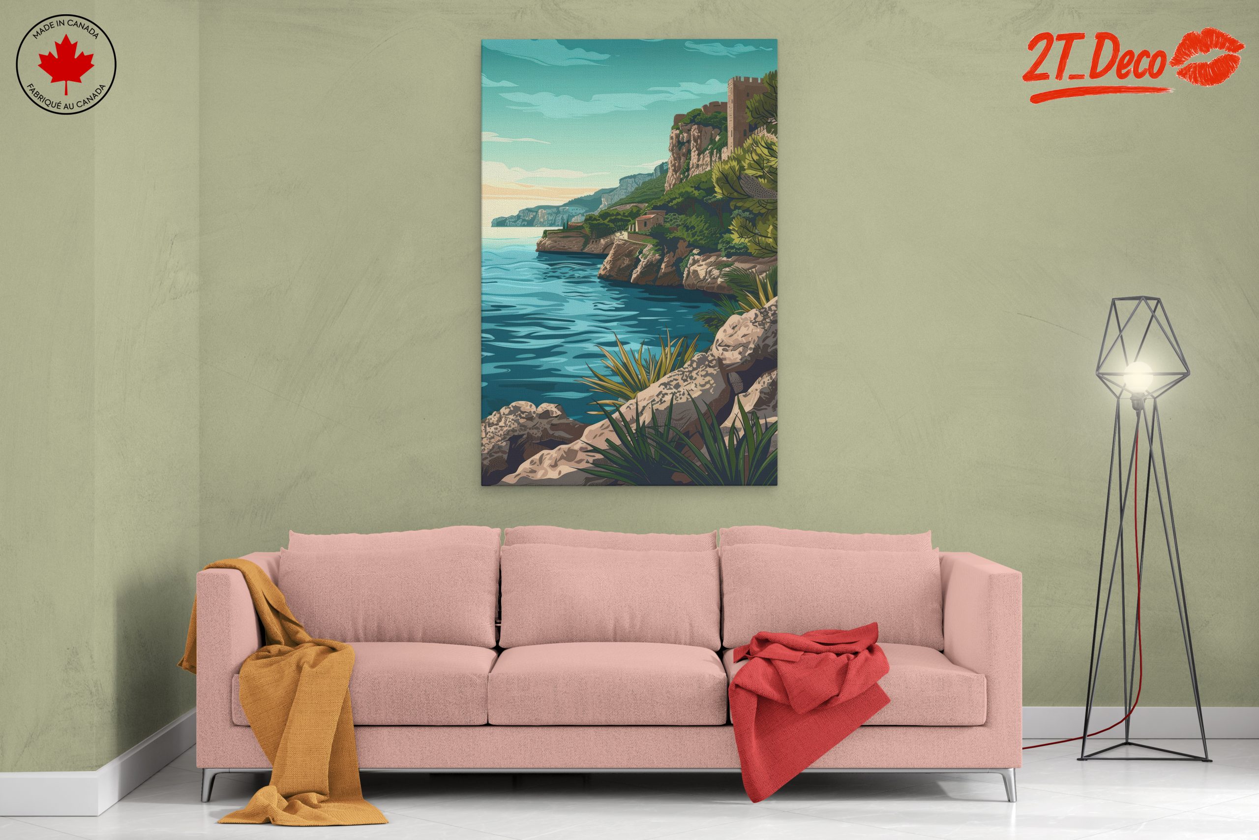 Coastal Tranquility Landscape Art - Image 2