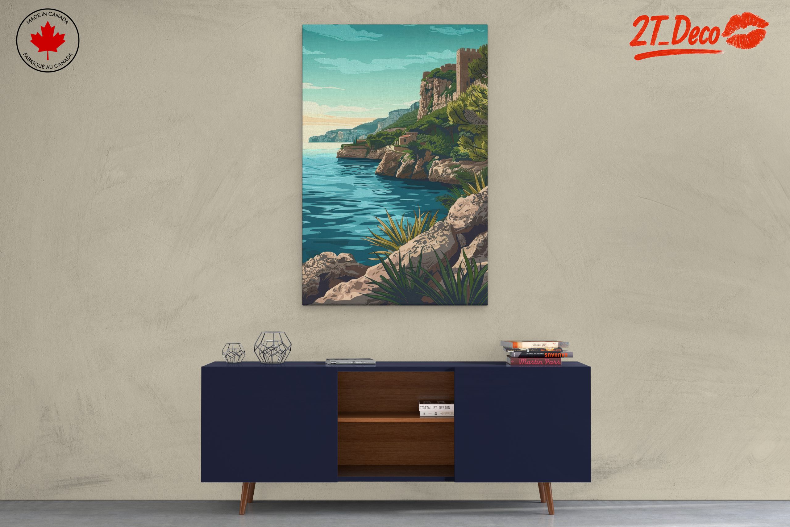 Coastal Tranquility Landscape Art - Image 3