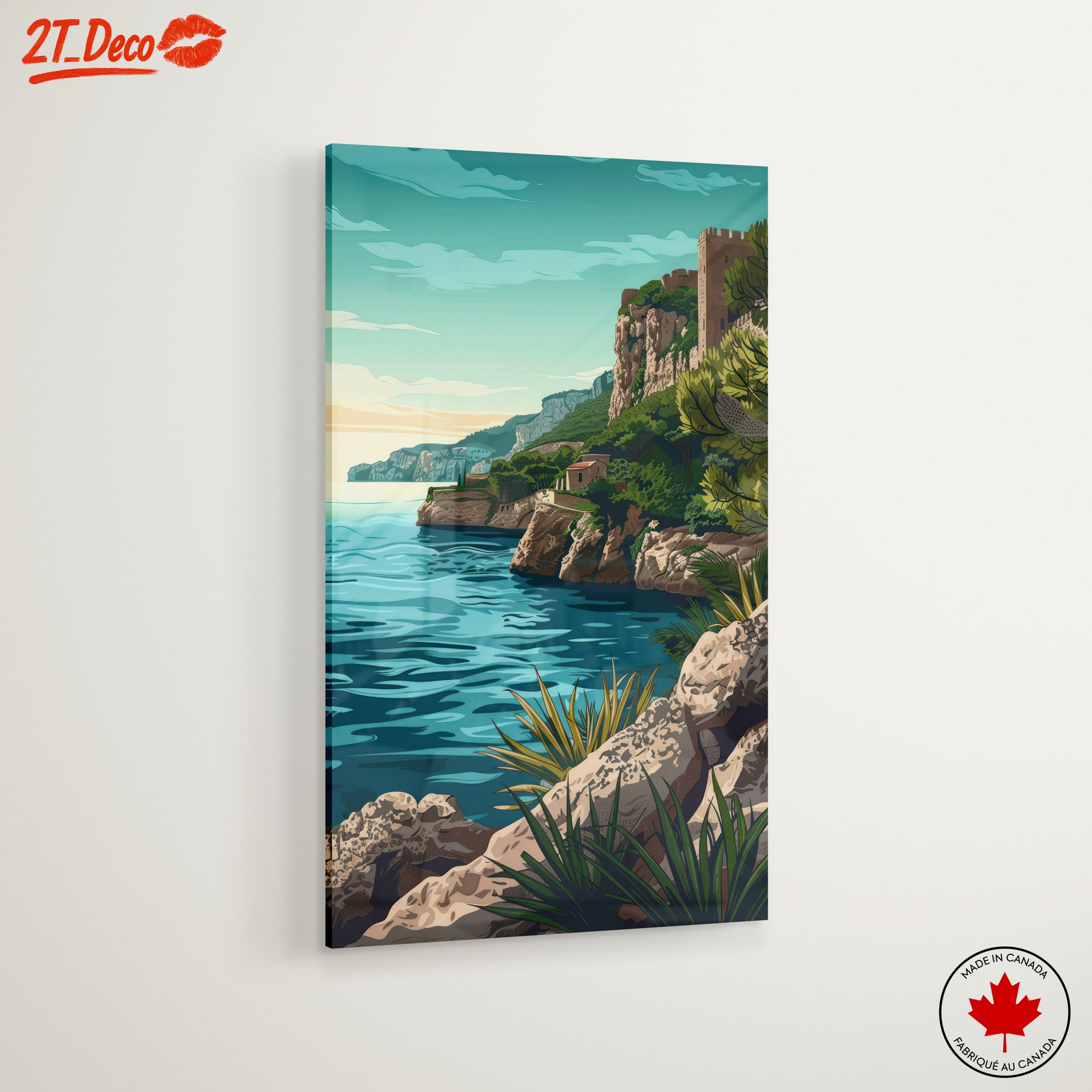 Coastal Tranquility Landscape Art - Image 6