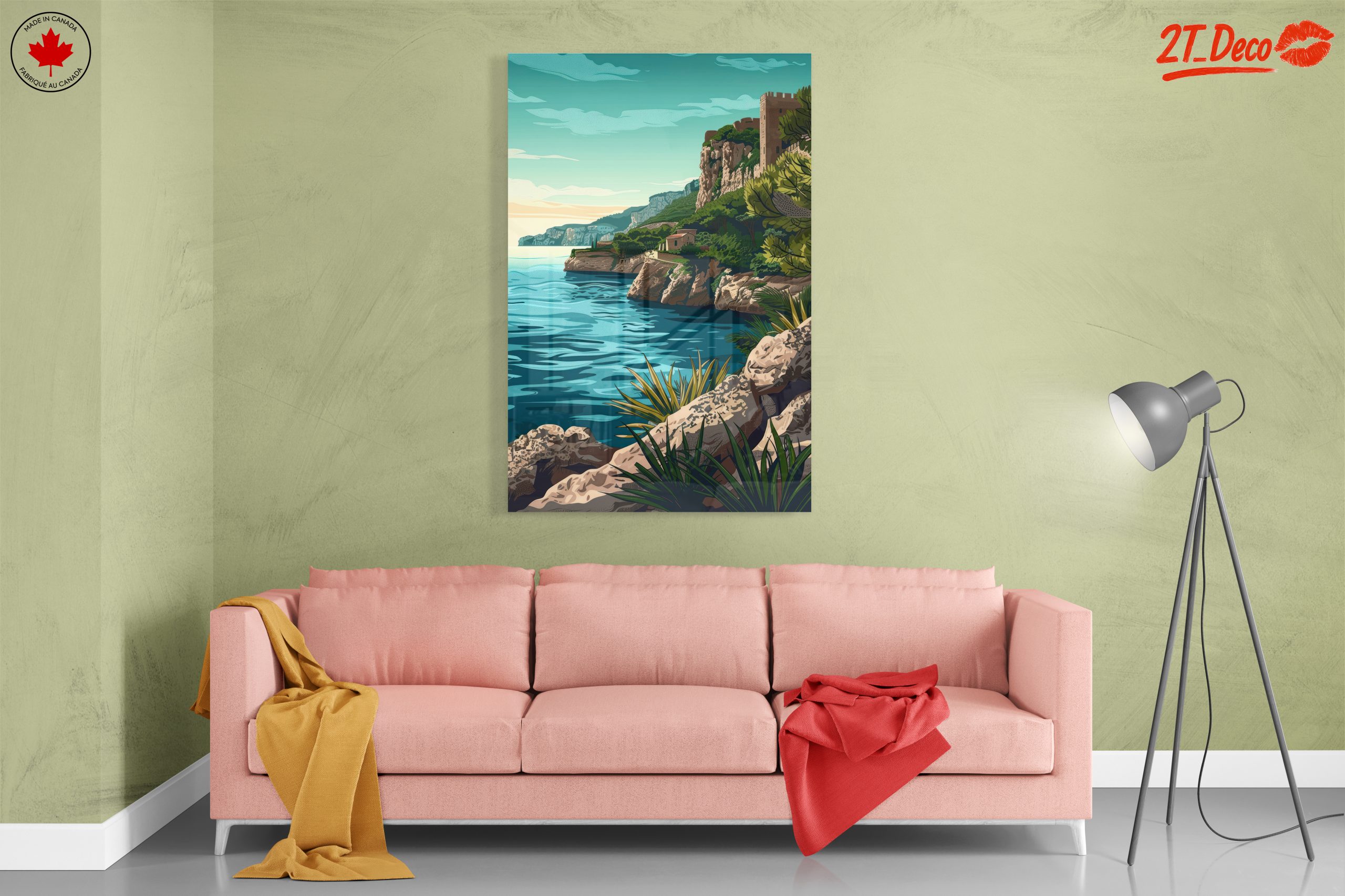 Coastal Tranquility Landscape Art - Image 7