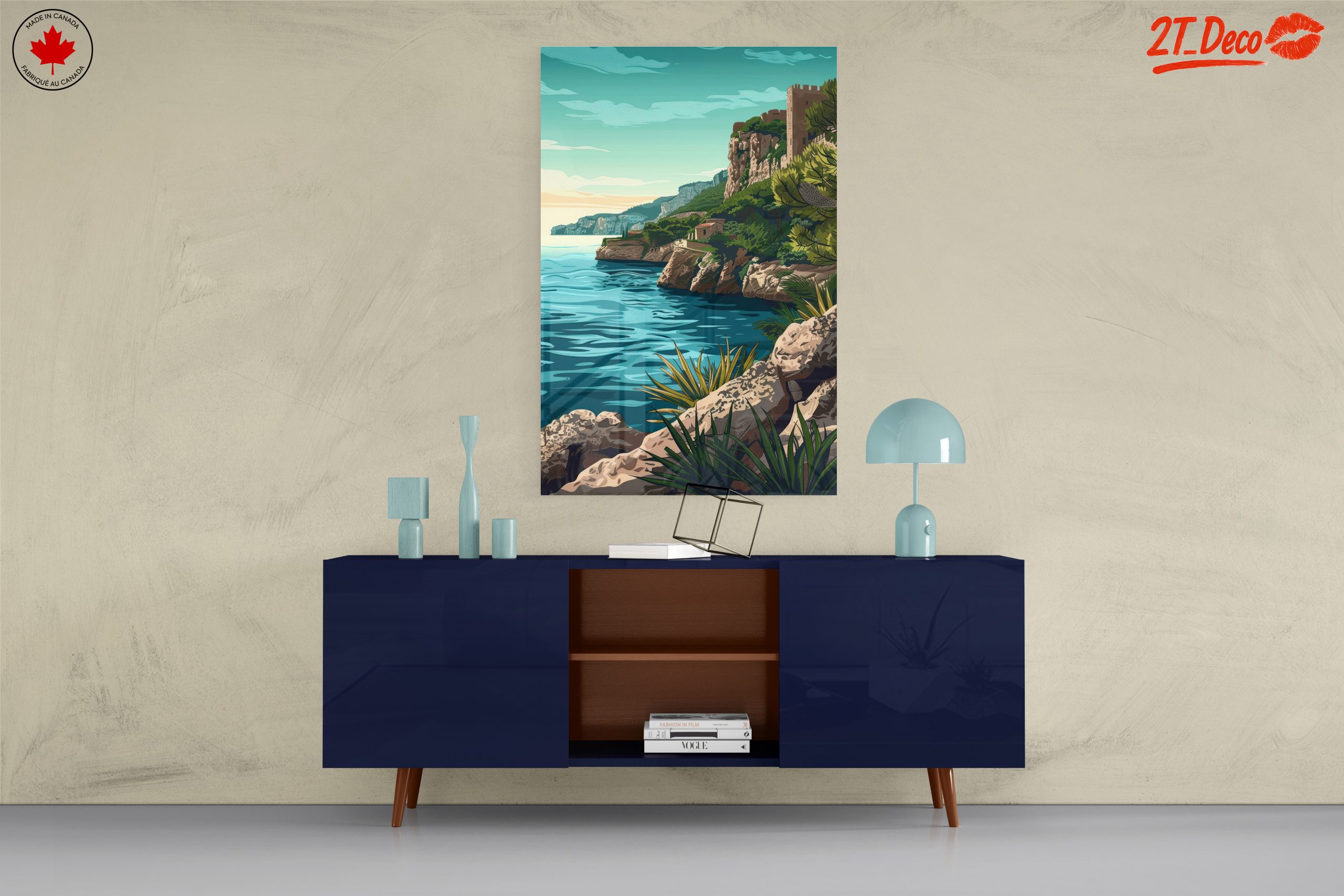Coastal Tranquility Landscape Art - Image 8