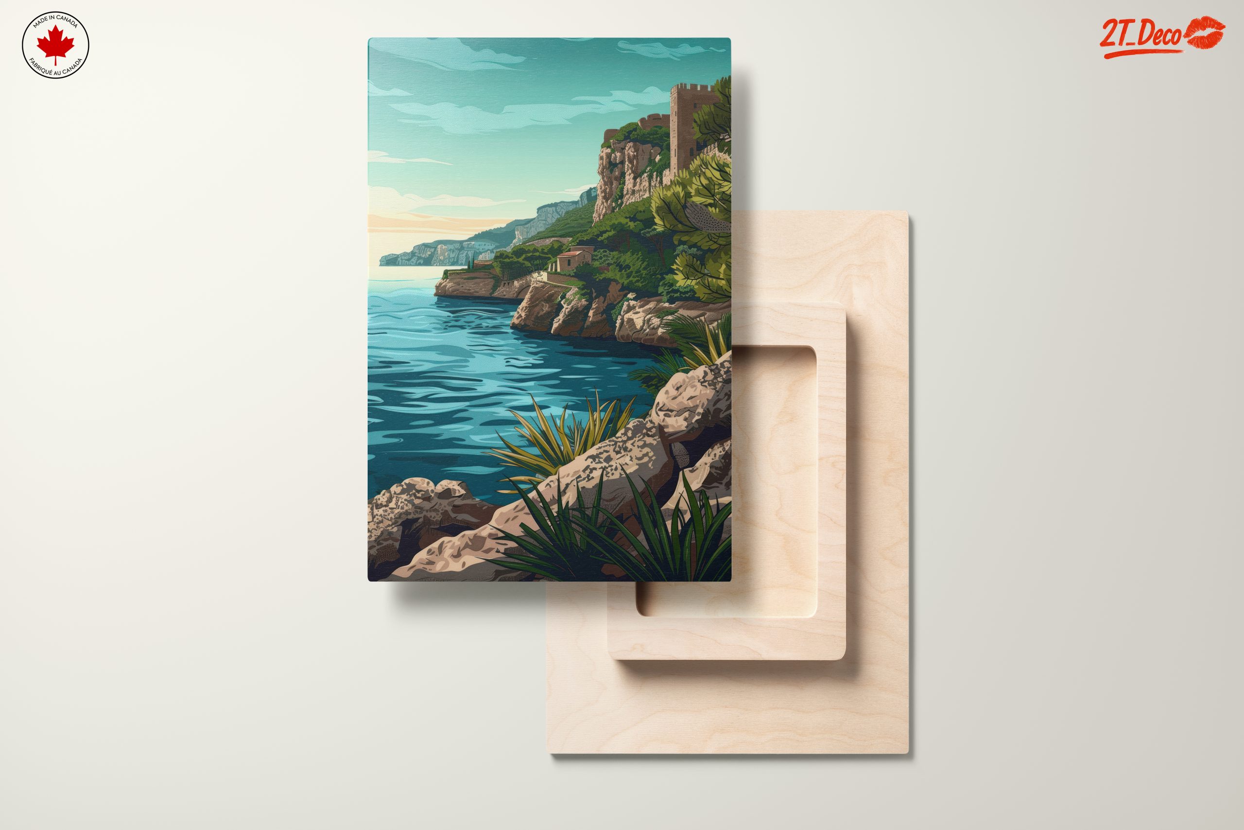 Coastal Tranquility Landscape Art - Image 11