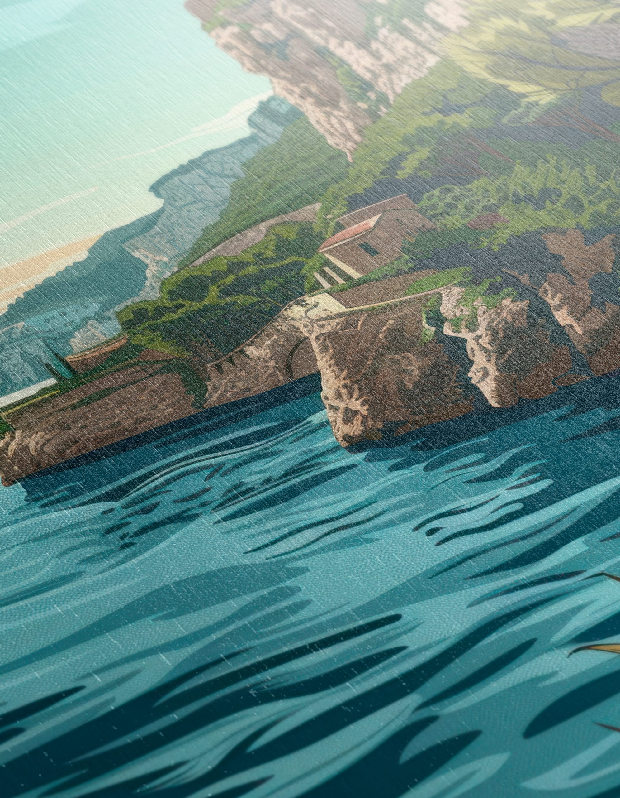 Coastal Tranquility Landscape Art - Image 12