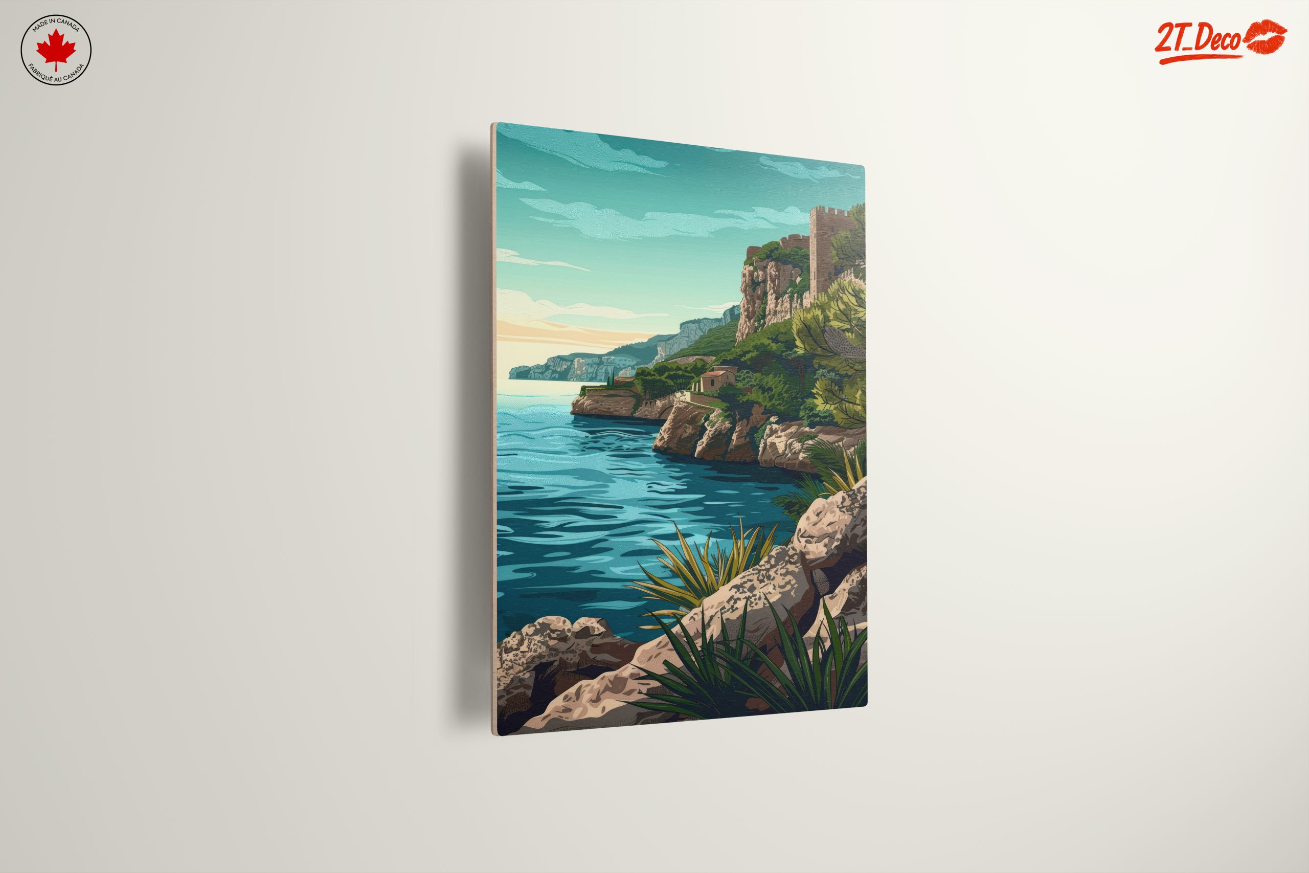 Coastal Tranquility Landscape Art - Image 13