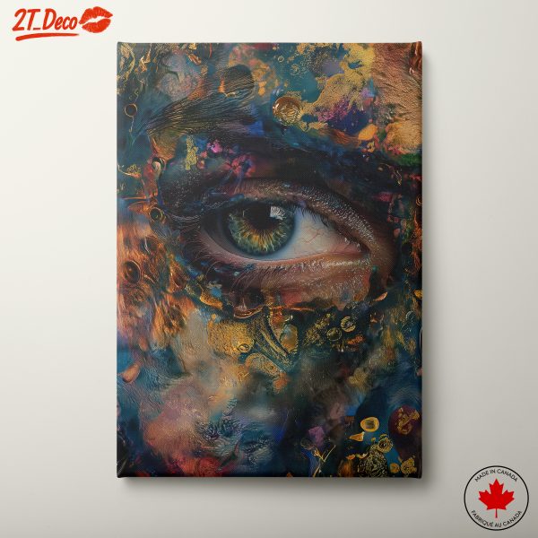 Vibrant Abstract Eye Art