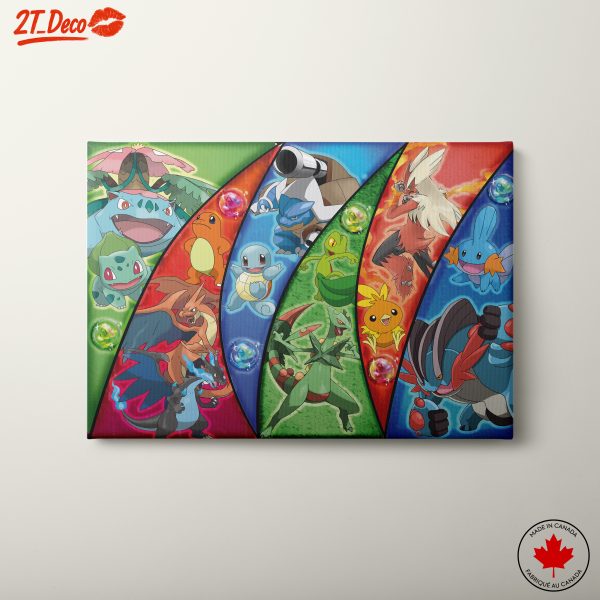 Vibrant Pokémon Characters In Action