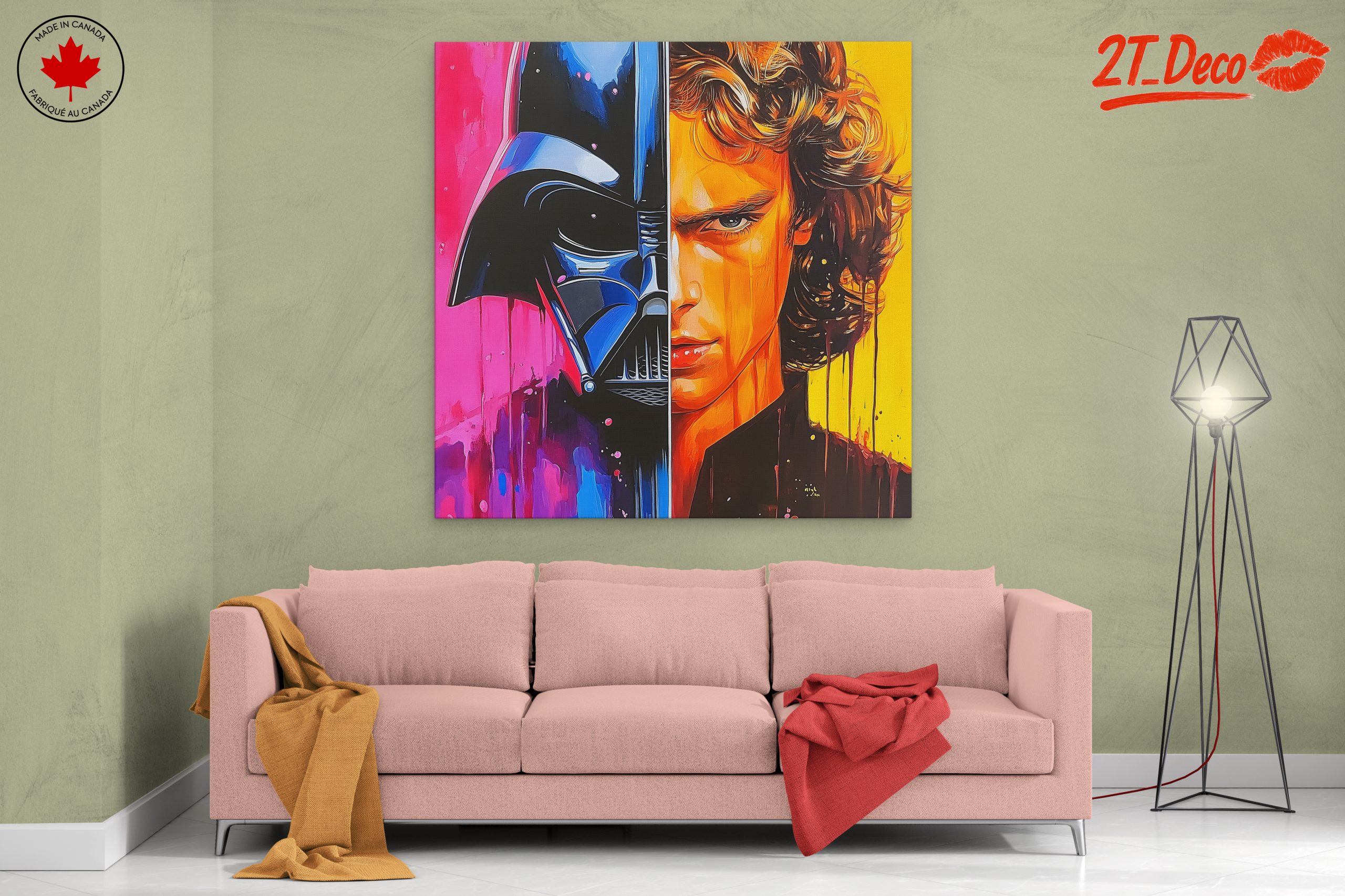 Dramatic Dual Portrait of Famous Characters - Image 2