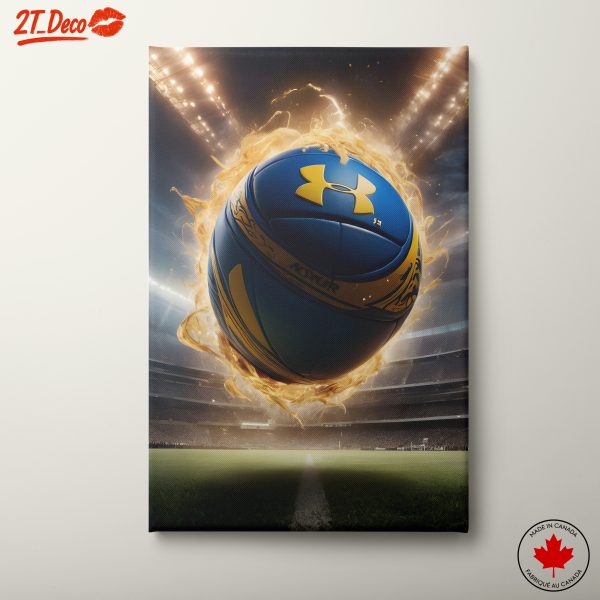 Dynamic Under Armour Sports Ball Art