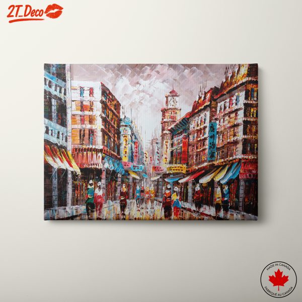 Vibrant City Street Scene