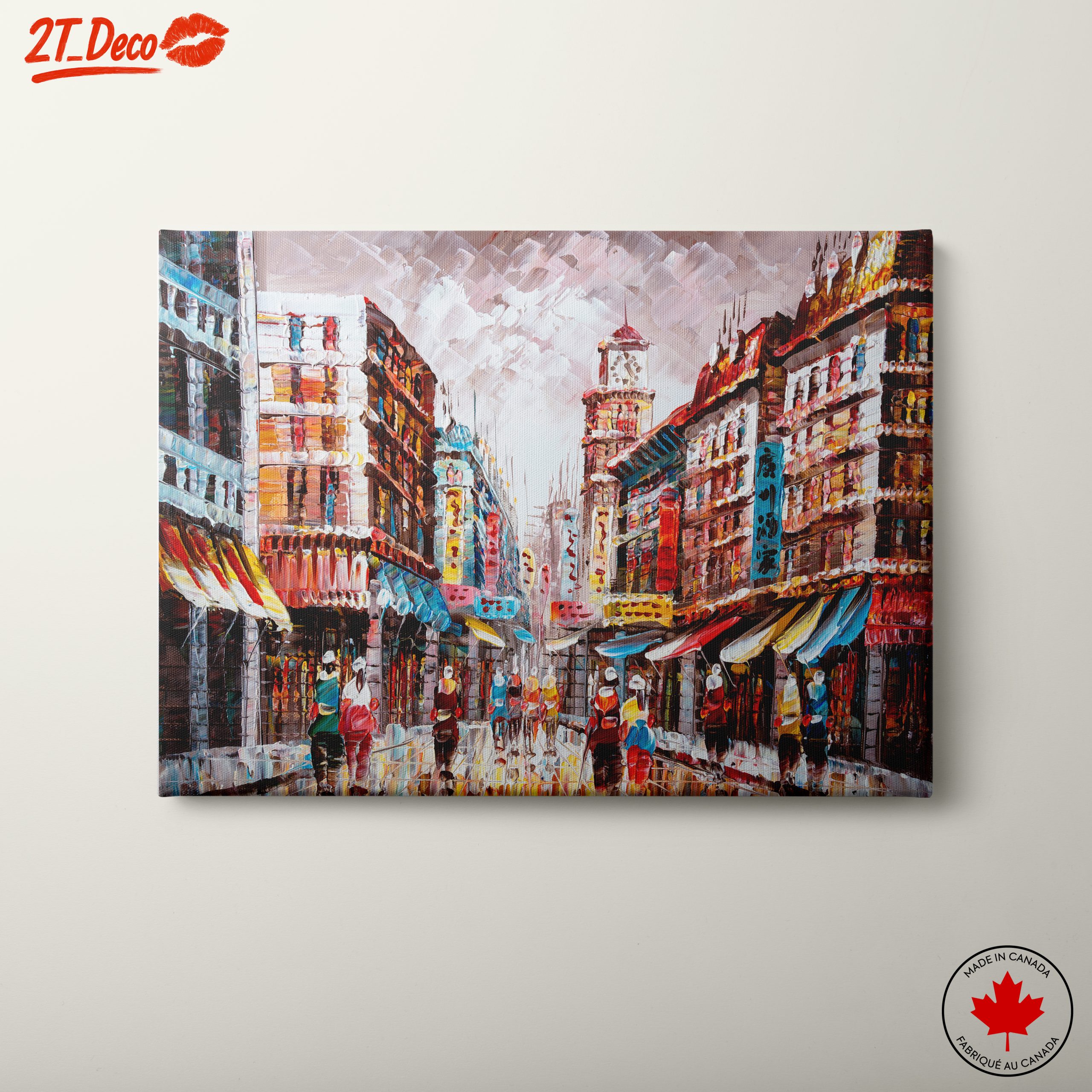 Vibrant City Street Scene