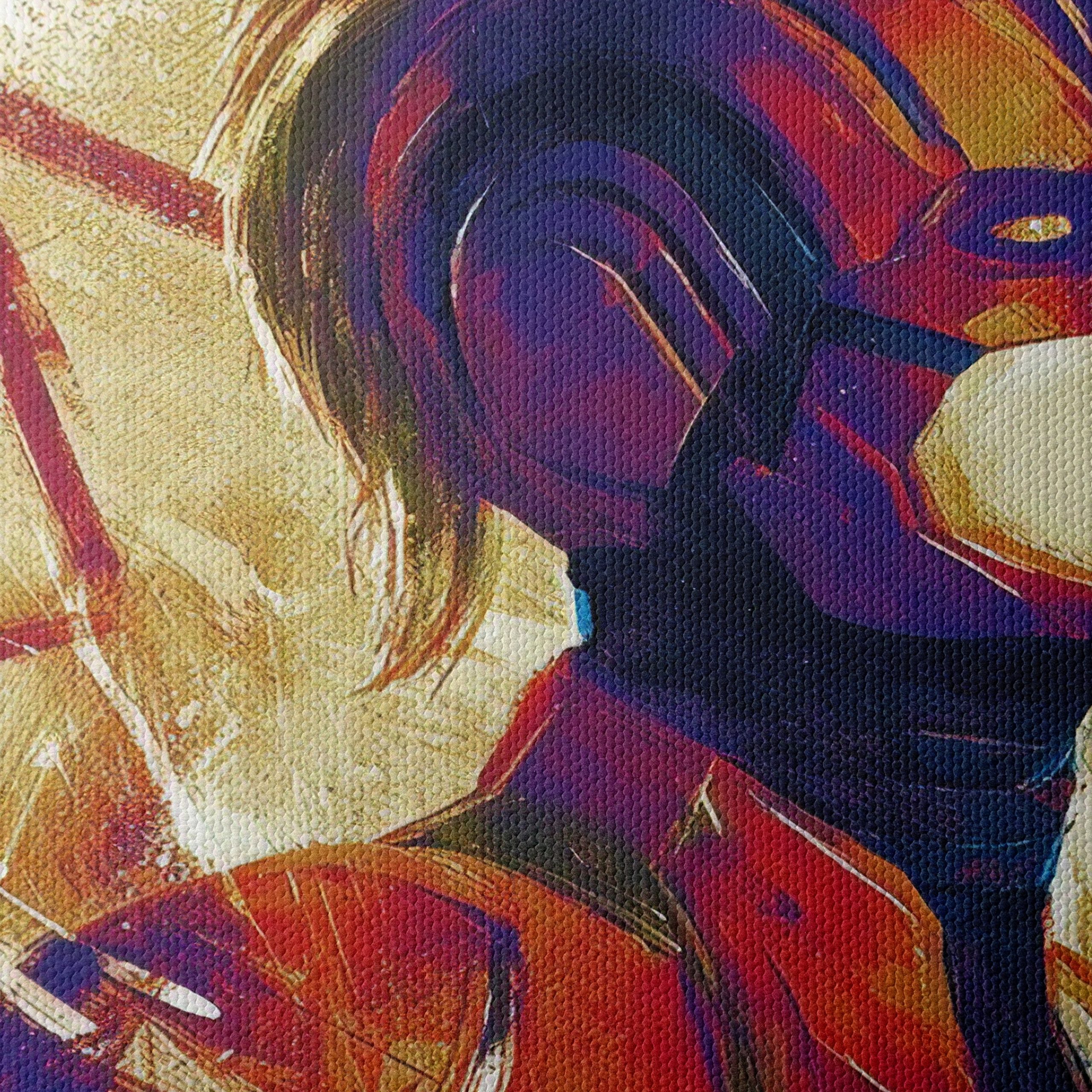 Captain Marvel Portrait in Bold Colors - Image 4