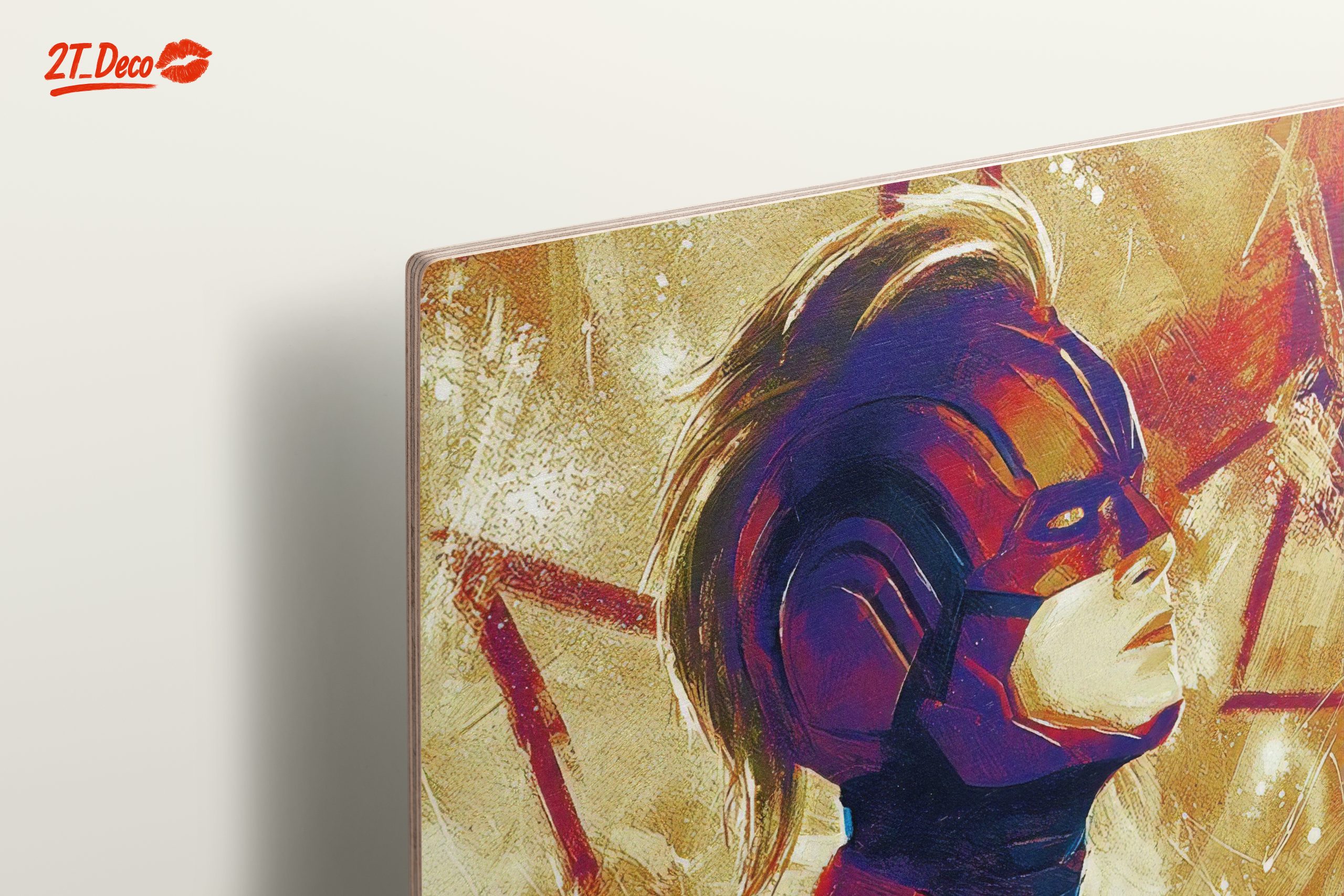 Captain Marvel Portrait in Bold Colors - Image 15