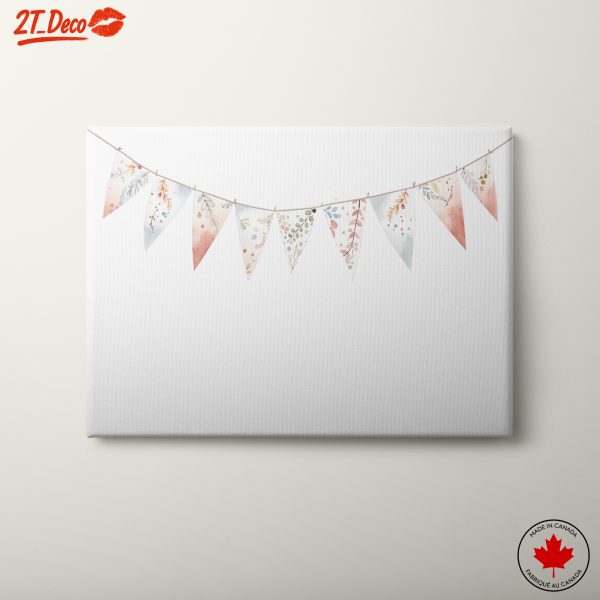 Whimsical Bunting Art for Playful Decor