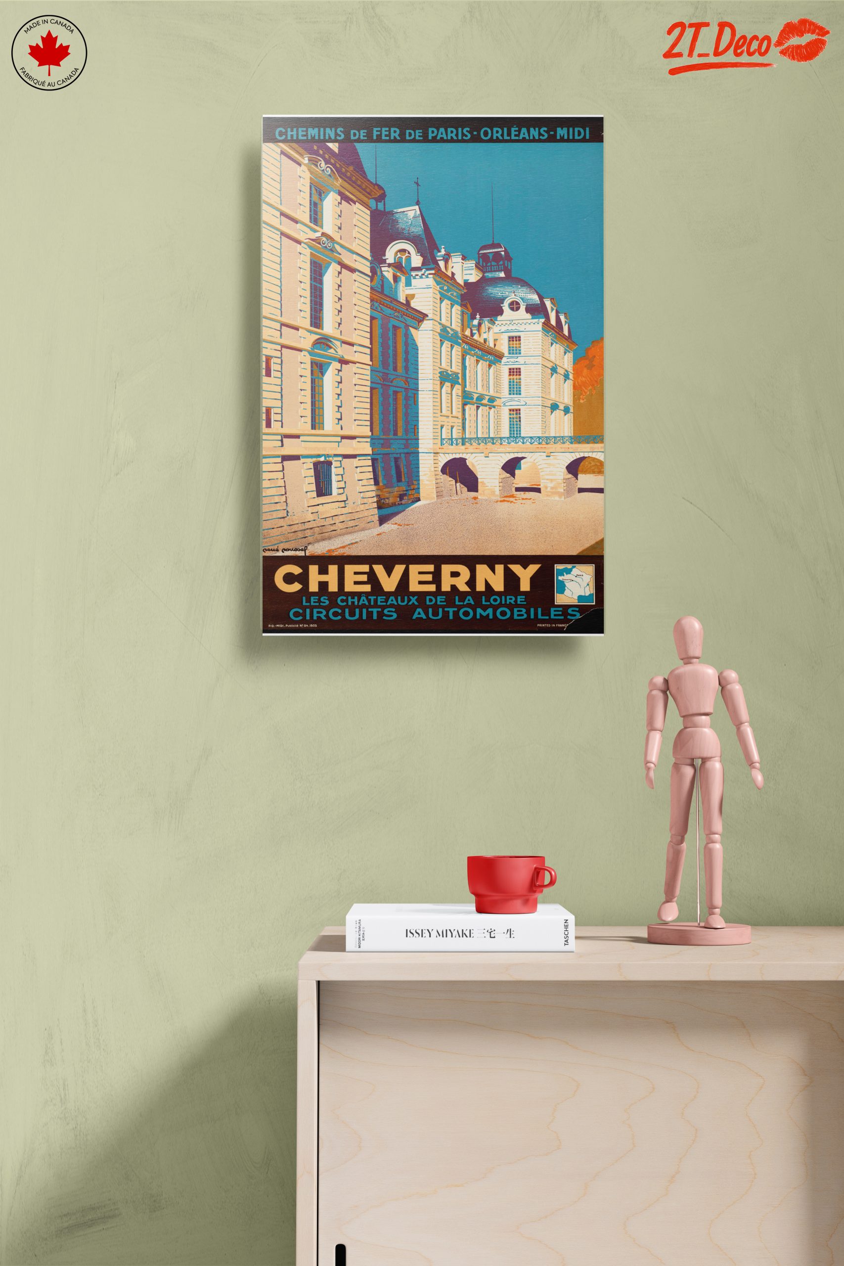 Cheverny Chateau Vintage Travel Poster - Image 14