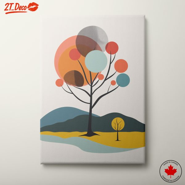 Modern Abstract Tree Art