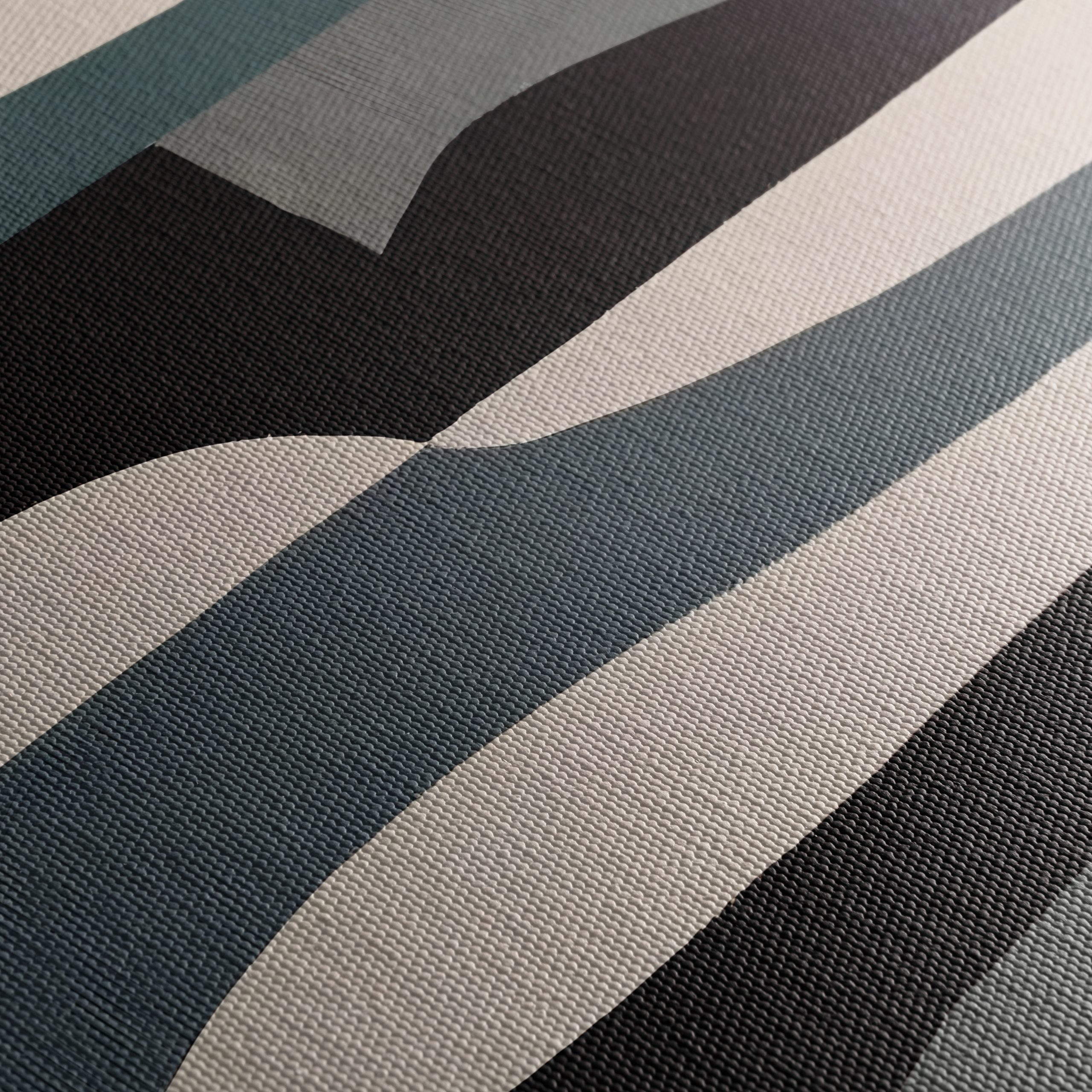 Modern Abstract Wall Art with Fluid Shapes - Image 5