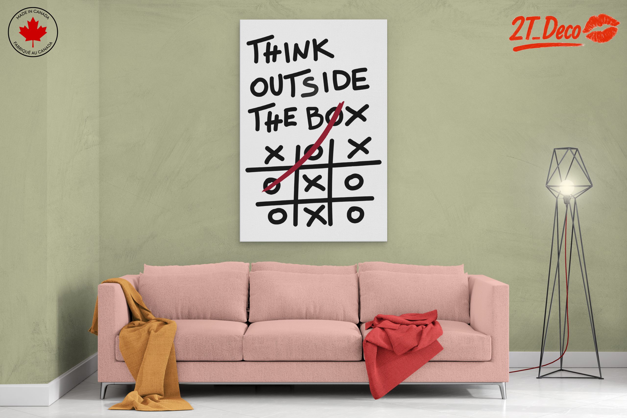 Think Outside The Box Motivational Art - Image 2