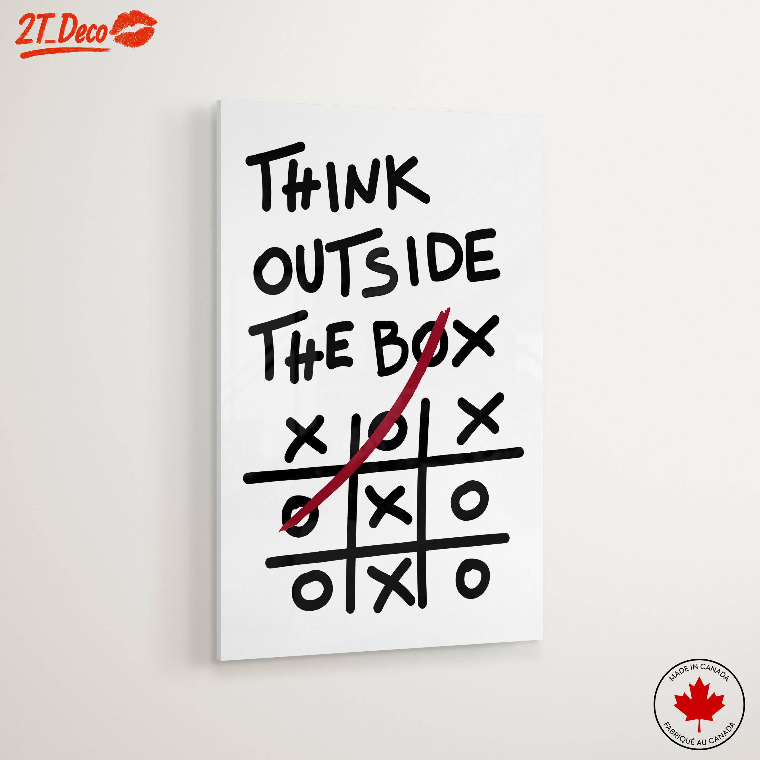 Think Outside The Box Motivational Art - Image 6