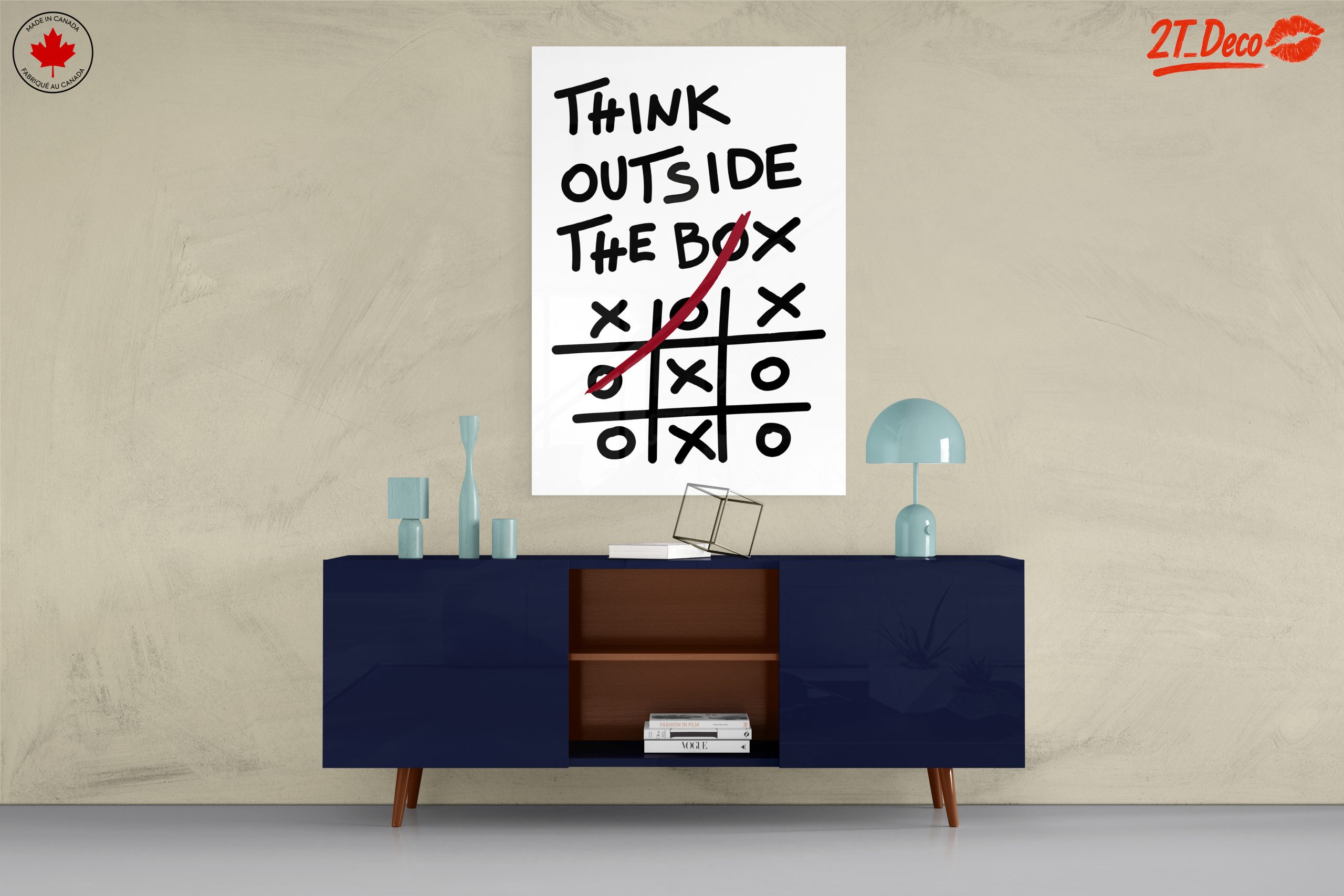 Think Outside The Box Motivational Art - Image 8
