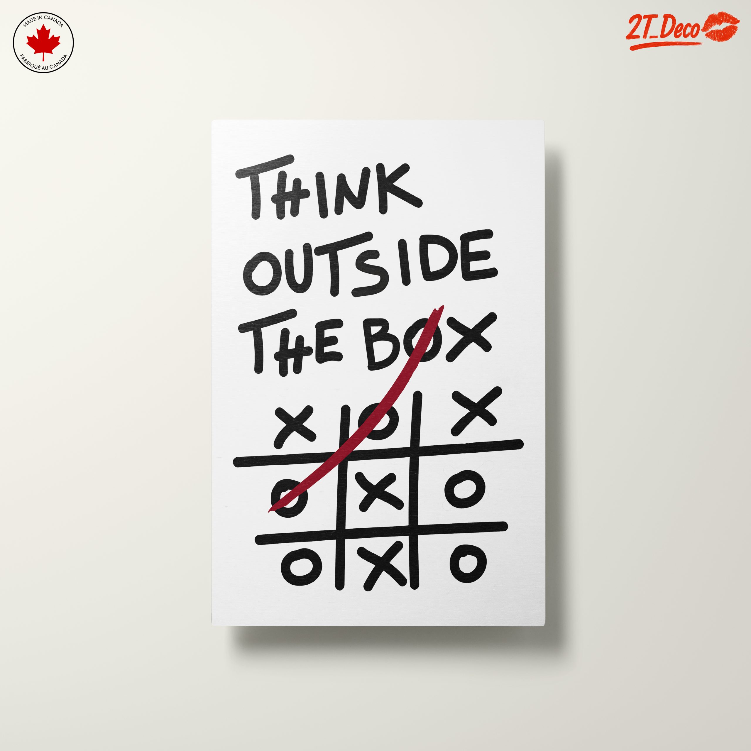 Think Outside The Box Motivational Art - Image 10