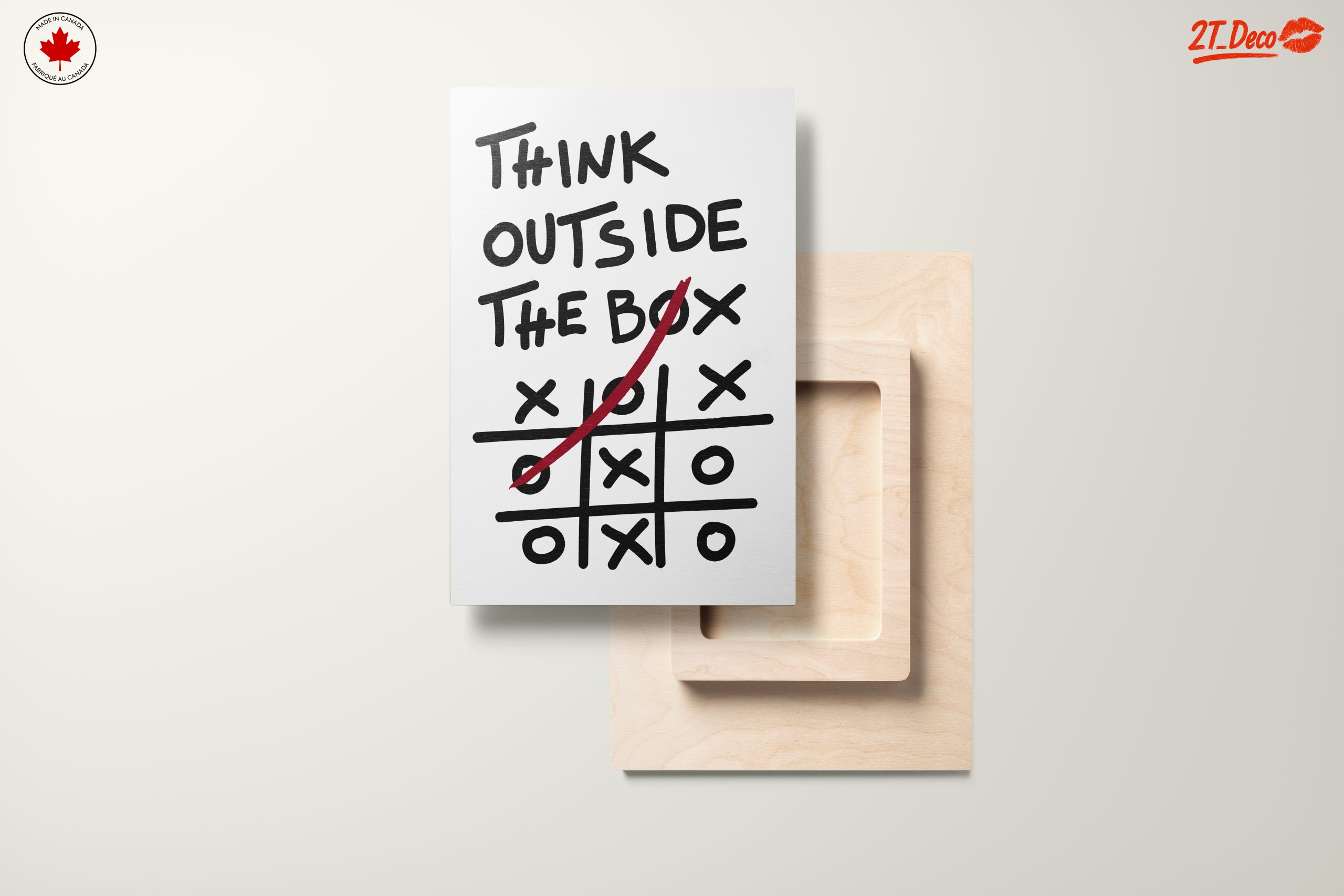 Think Outside The Box Motivational Art - Image 11