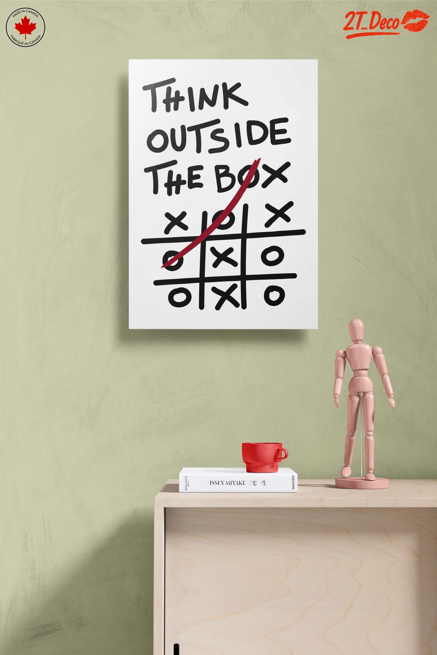 Think Outside The Box Motivational Art - Image 14