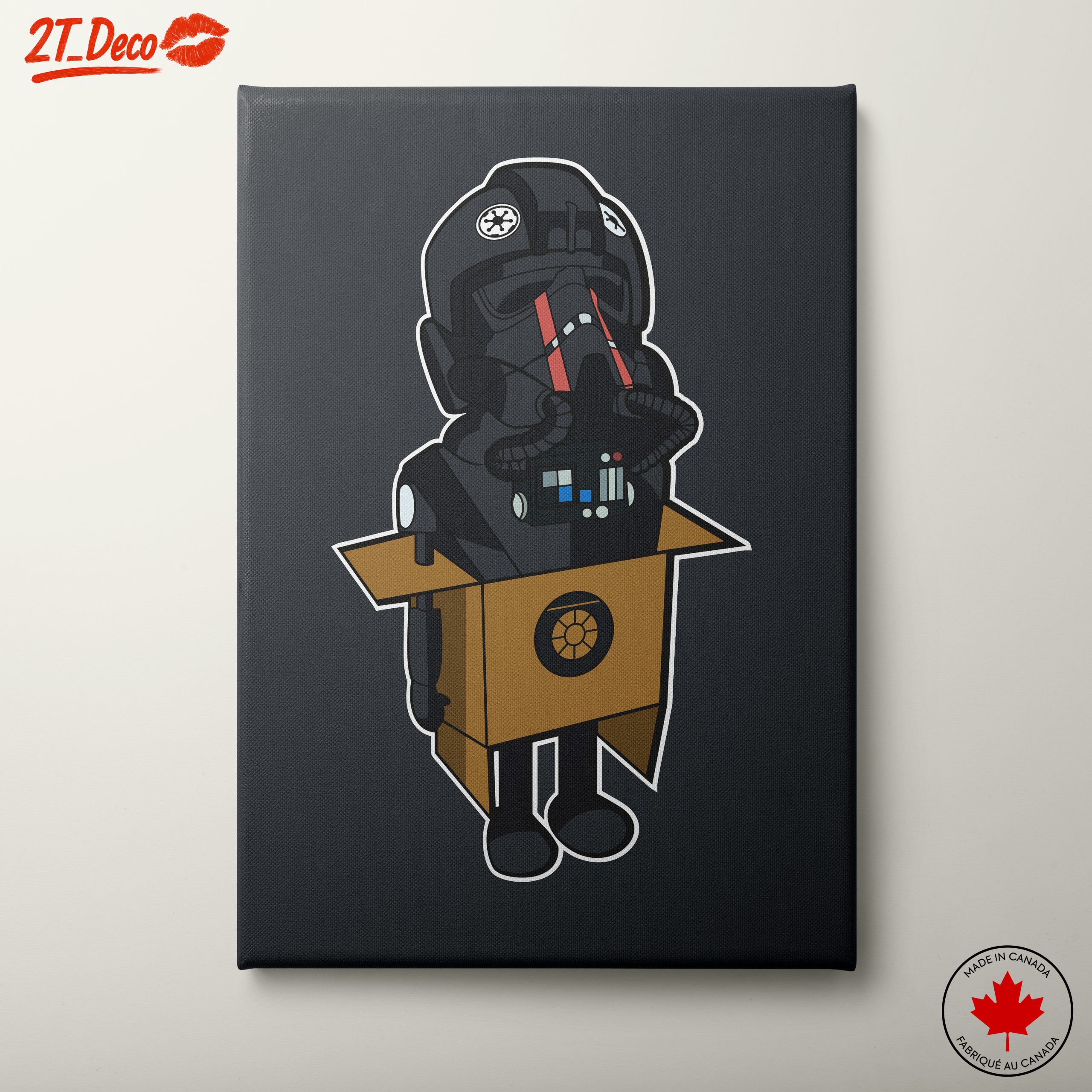 Cute Cartoon Character in Box
