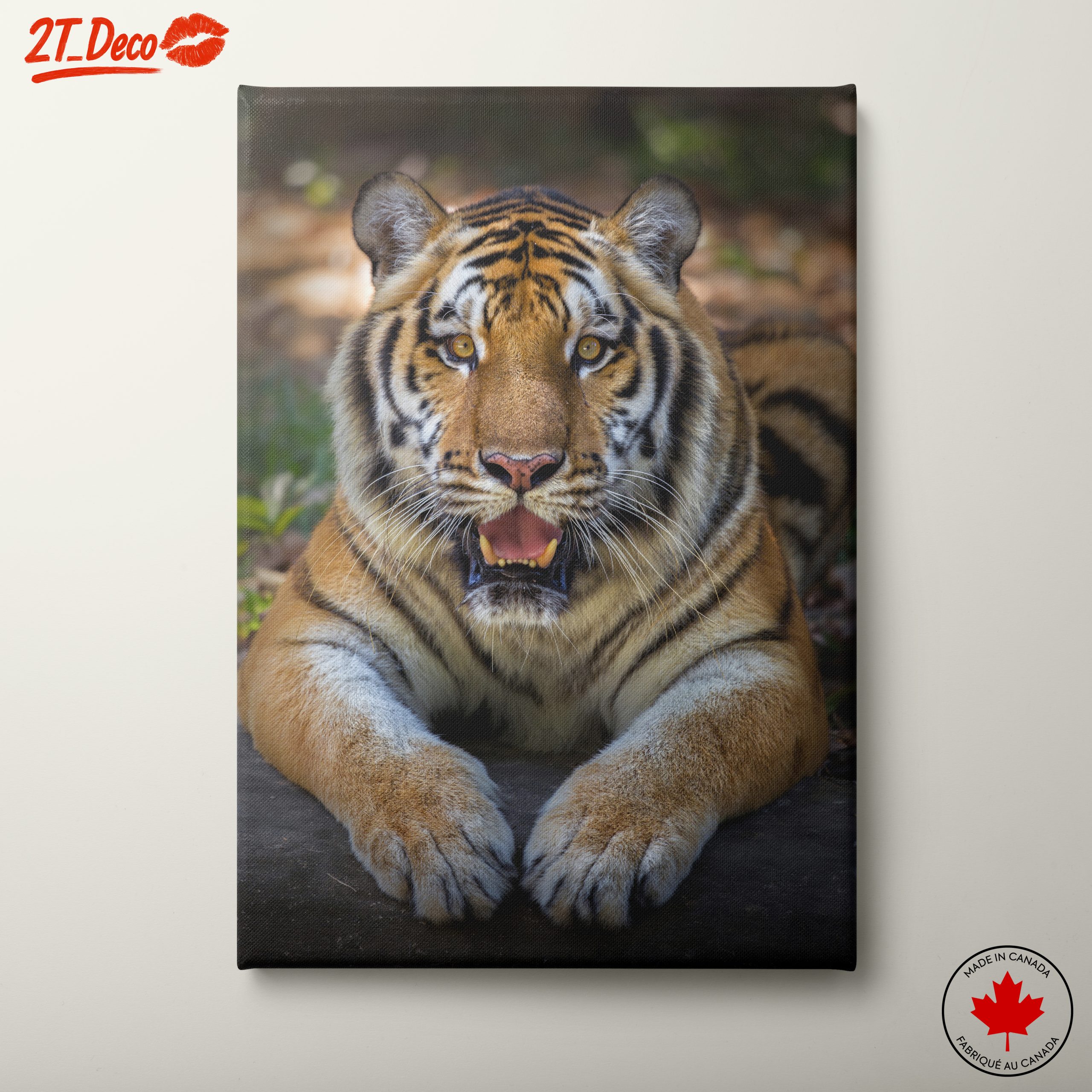 Majestic Tiger Portrait for Wall Art
