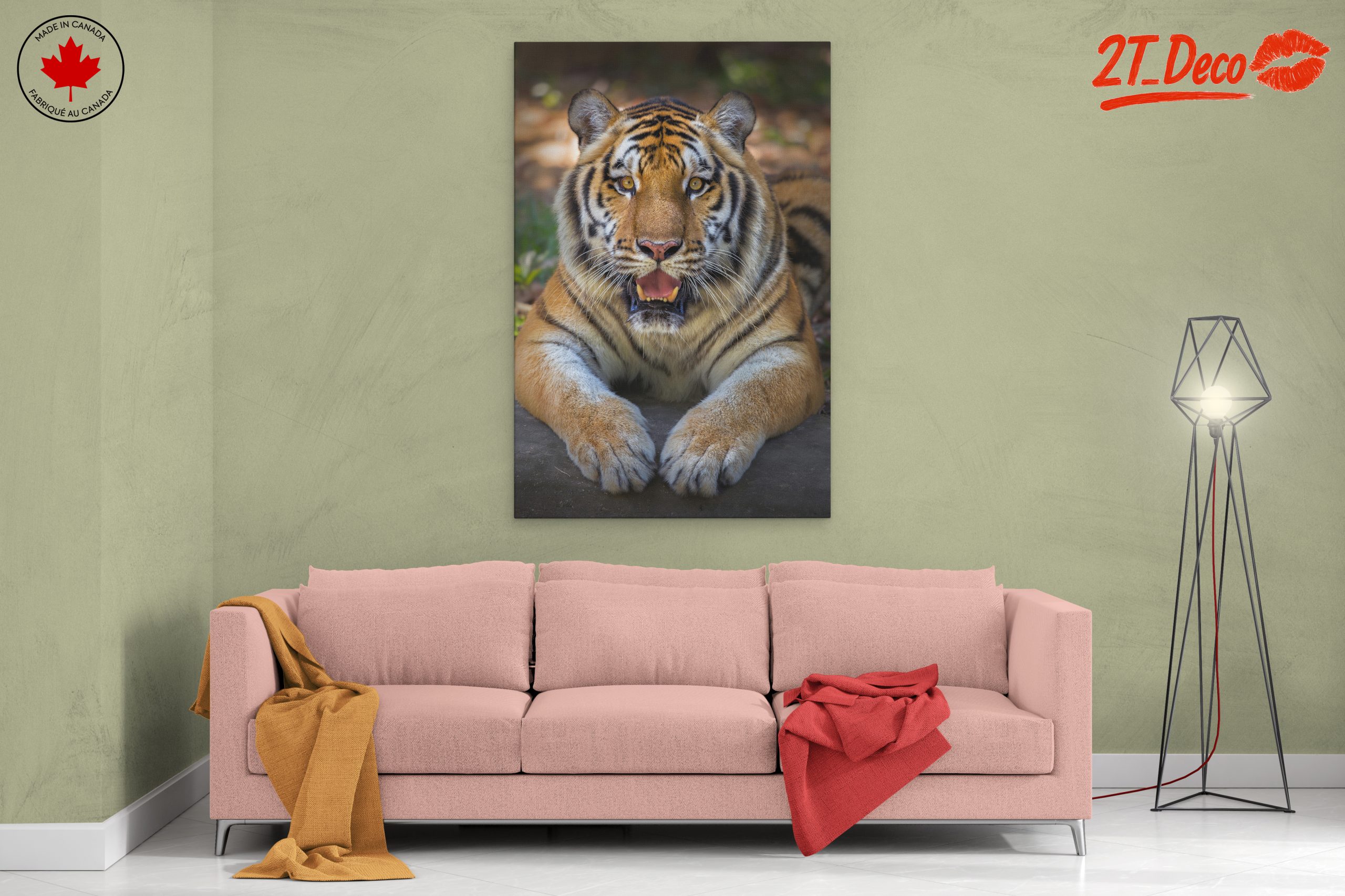 Majestic Tiger Portrait for Wall Art - Image 2