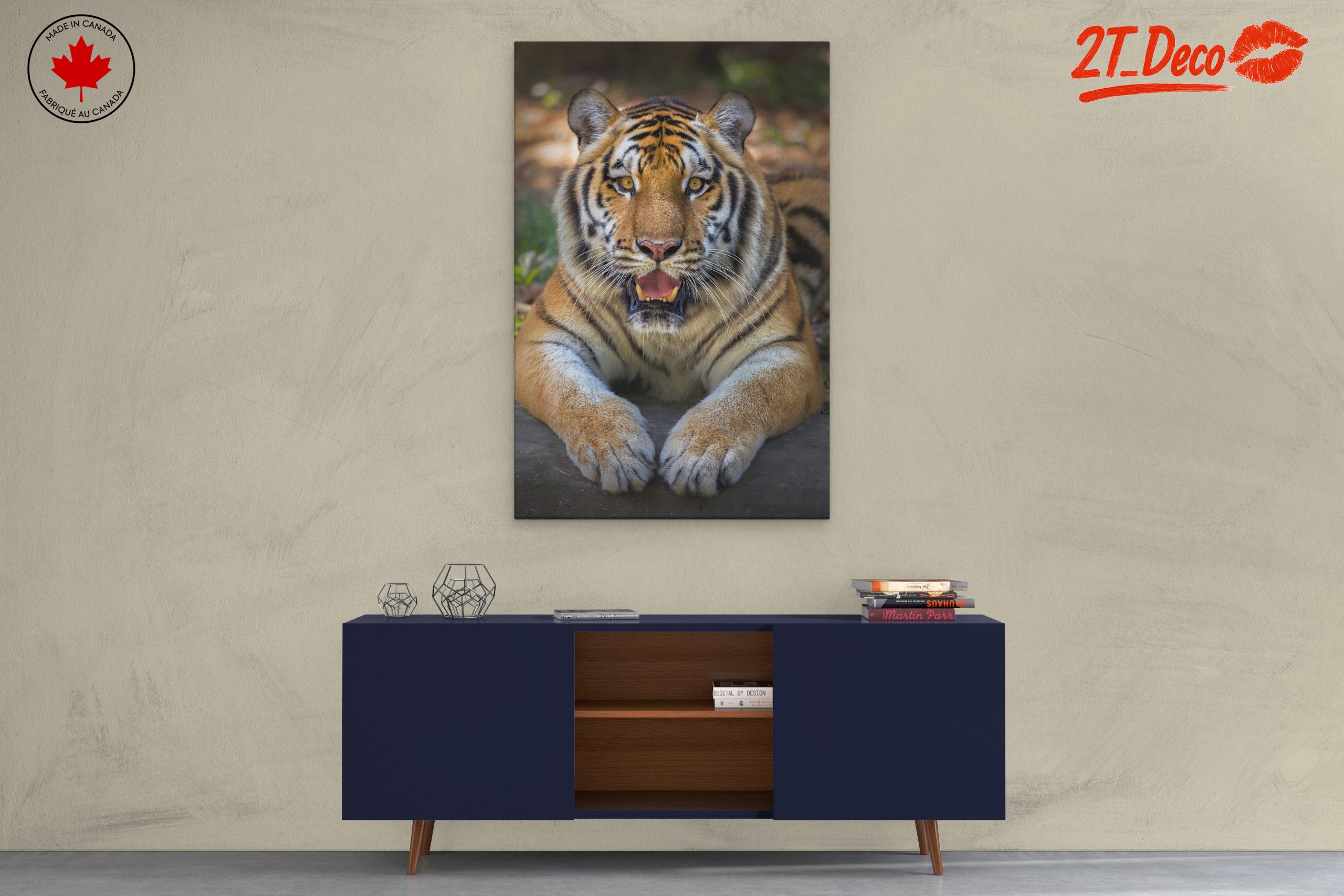 Majestic Tiger Portrait for Wall Art - Image 3