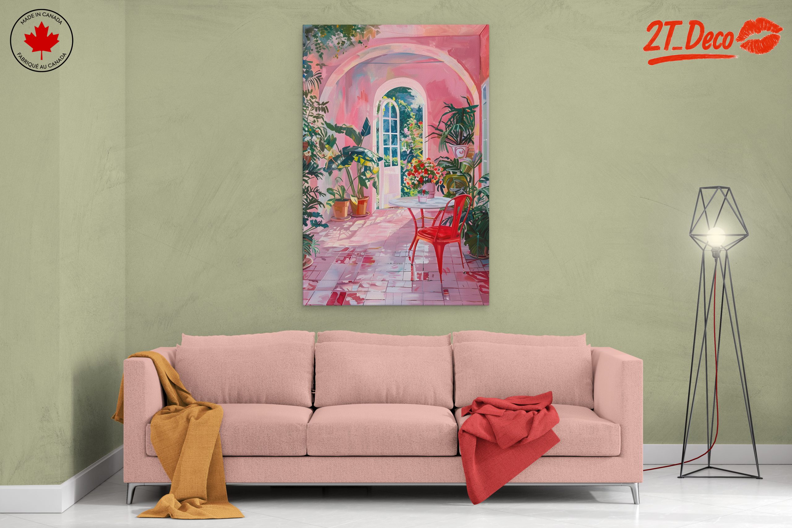 Vibrant Floral Indoor Composition - Image 2