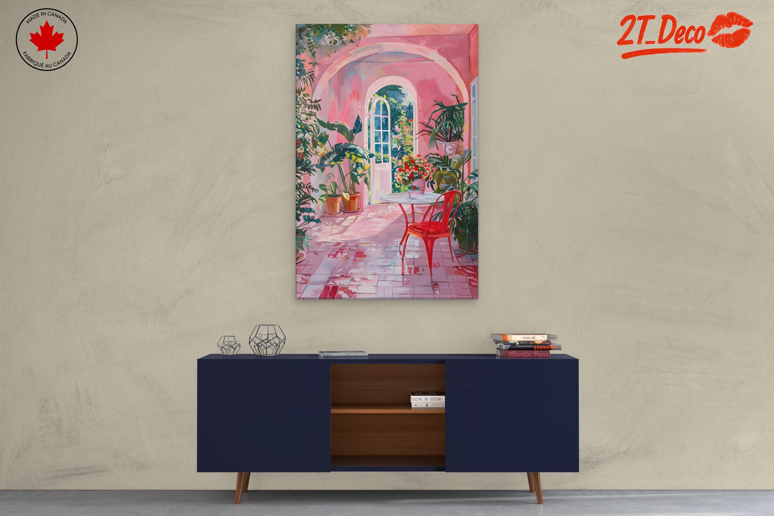 Vibrant Floral Indoor Composition - Image 3
