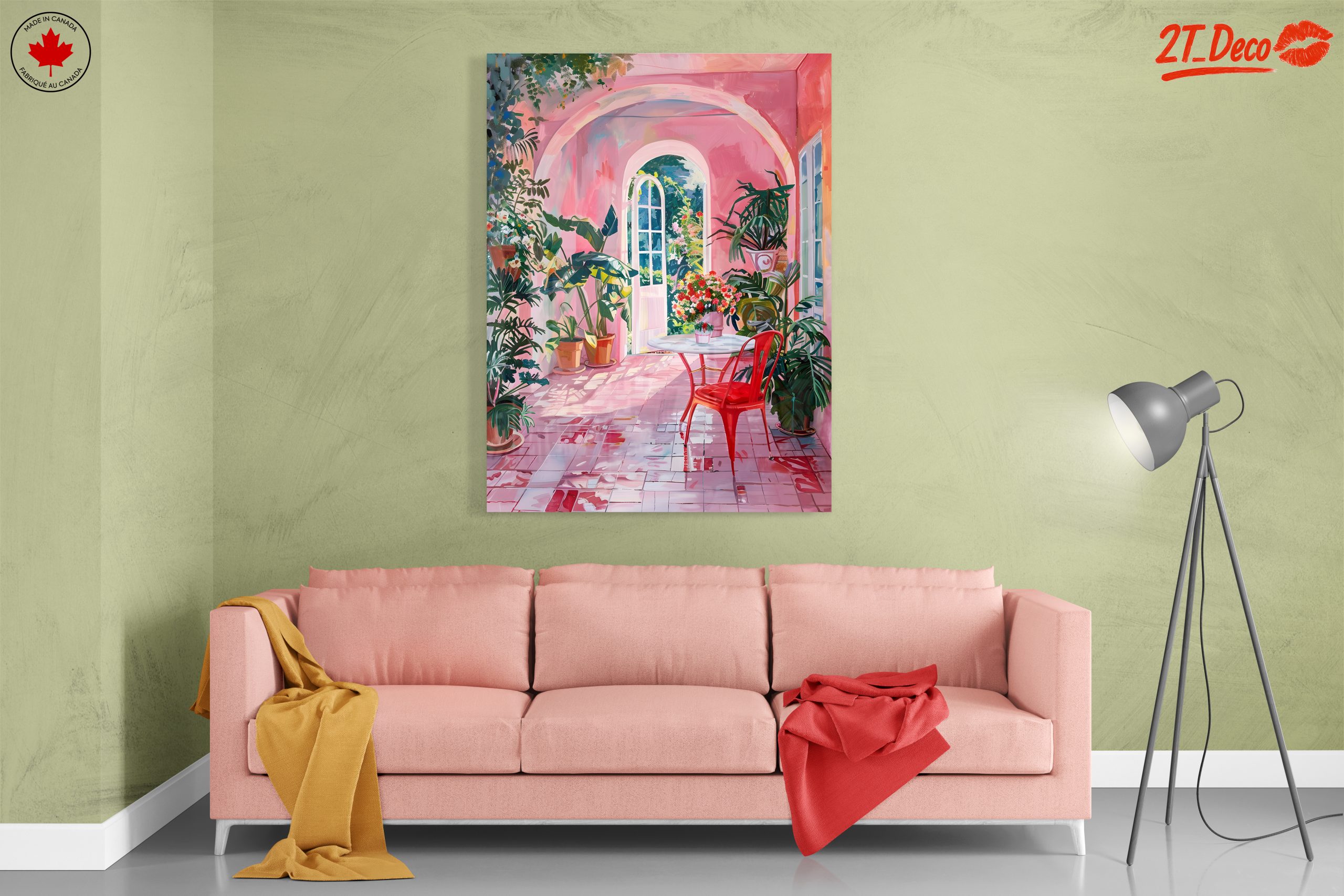 Vibrant Floral Indoor Composition - Image 7