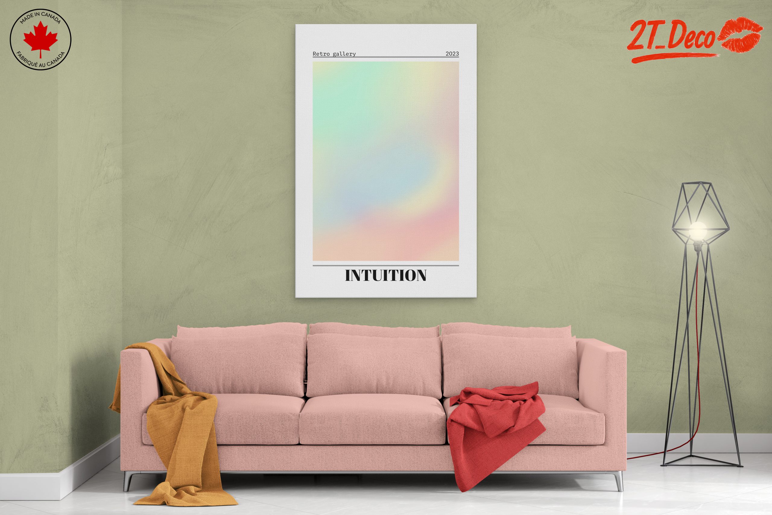 Soft Abstract Art in Pastel Shades - Image 2