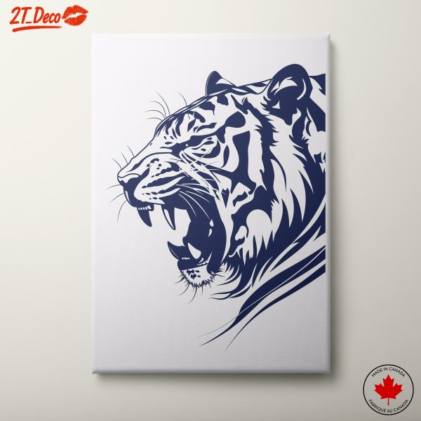 Powerful Stylized Tiger Artwork