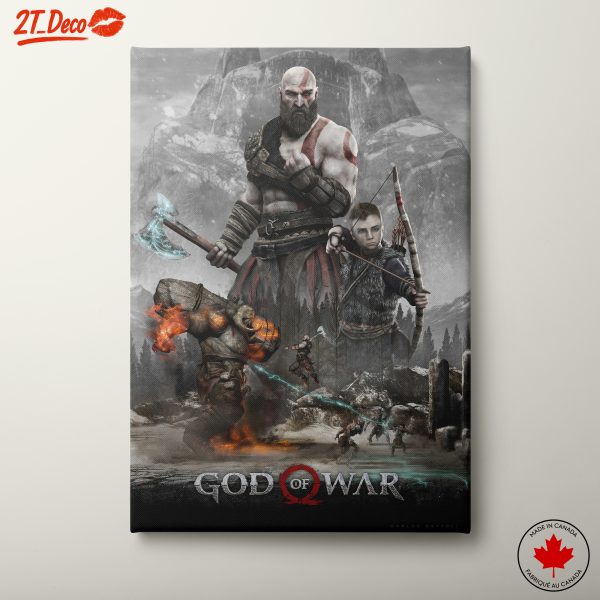 Epic God of War Adventure Artwork
