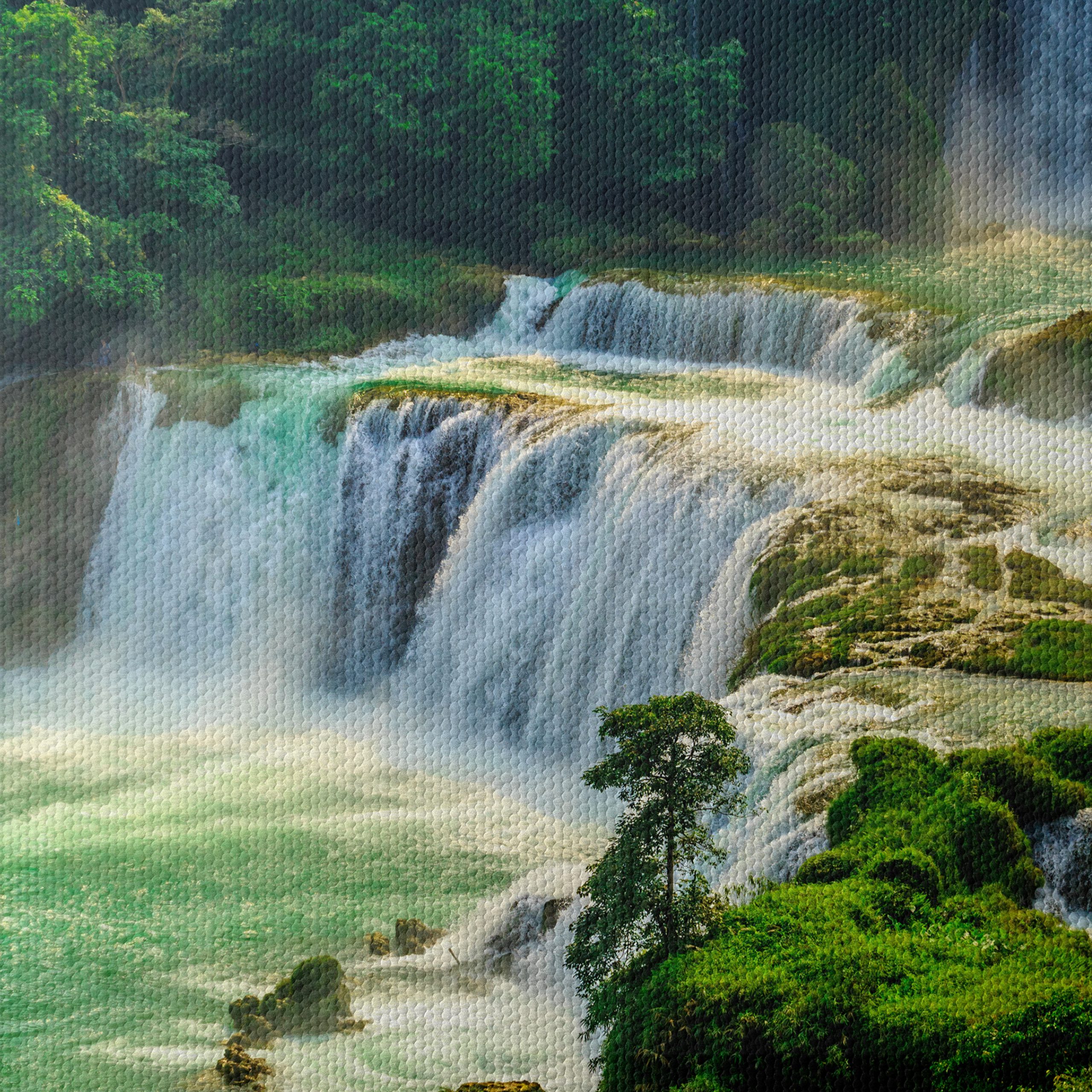 Serene Waterfall in Lush Greenery 2 - Image 4