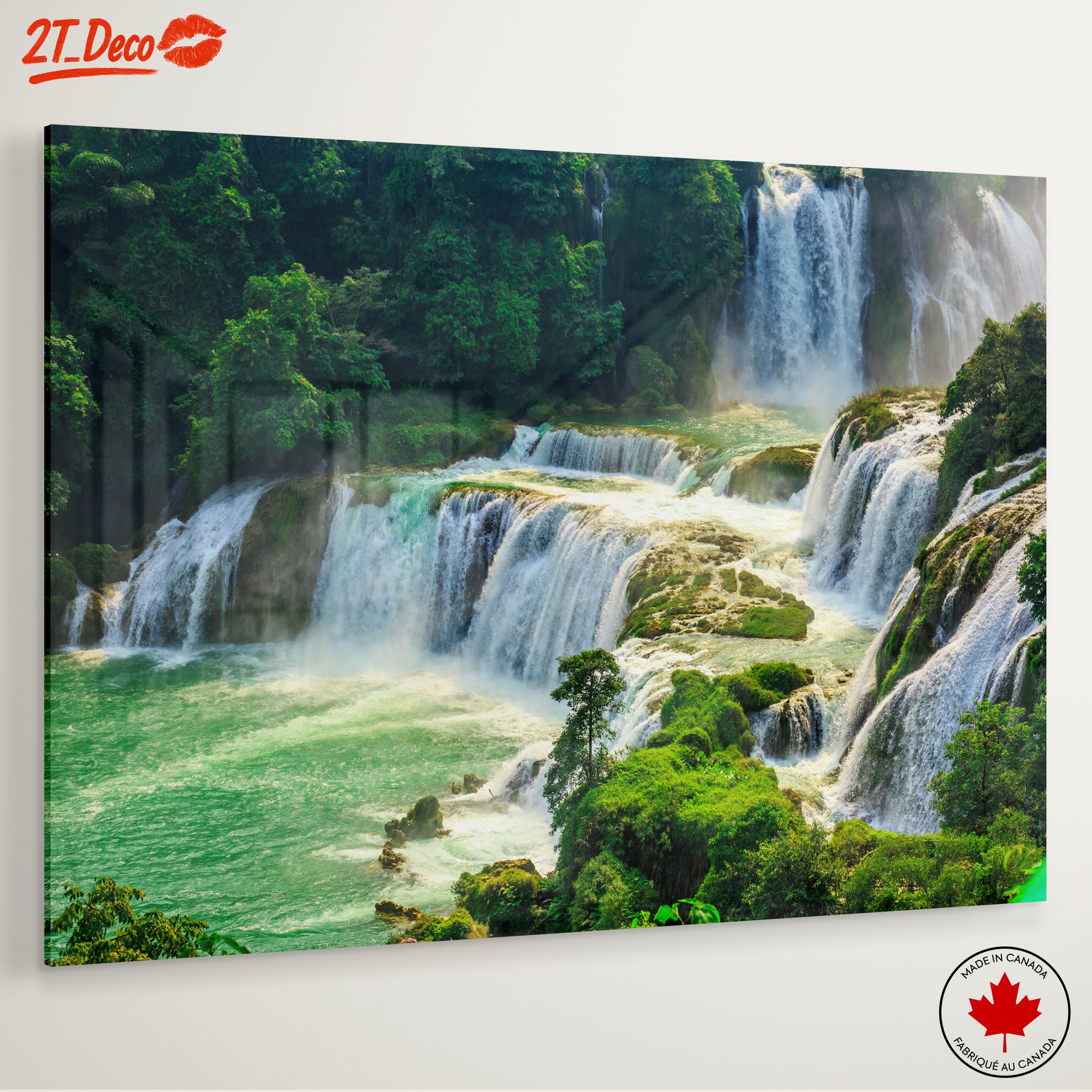 Serene Waterfall in Lush Greenery 2 - Image 6