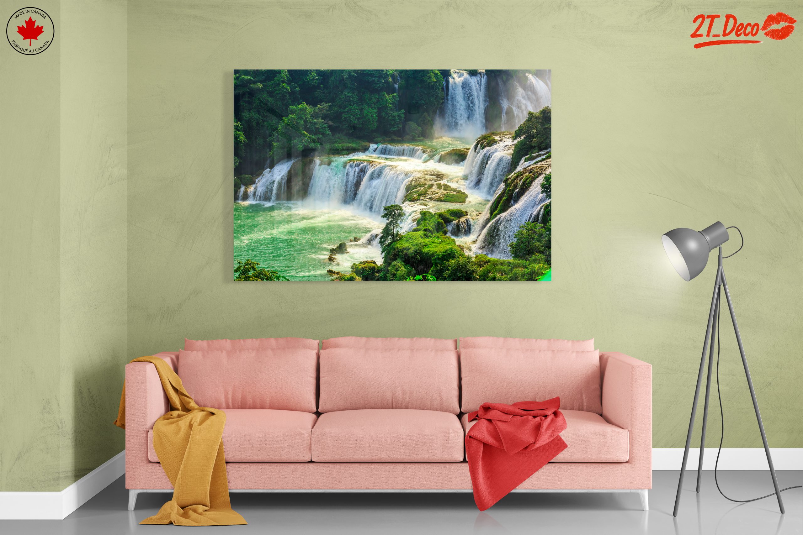 Serene Waterfall in Lush Greenery 2 - Image 7